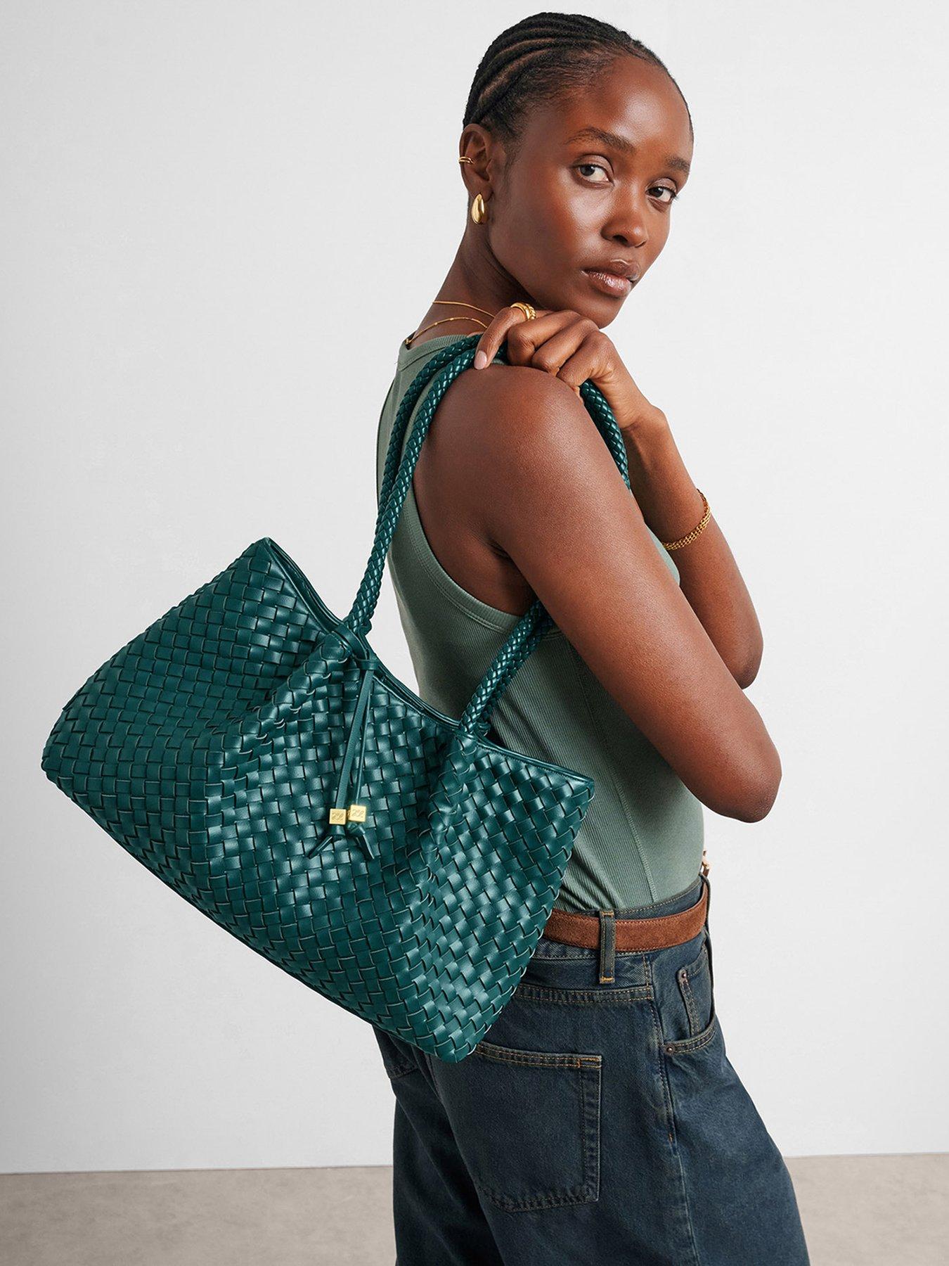 Katie Loxton Nova Small Shoulder Tote- Palm Green | Very Katie 