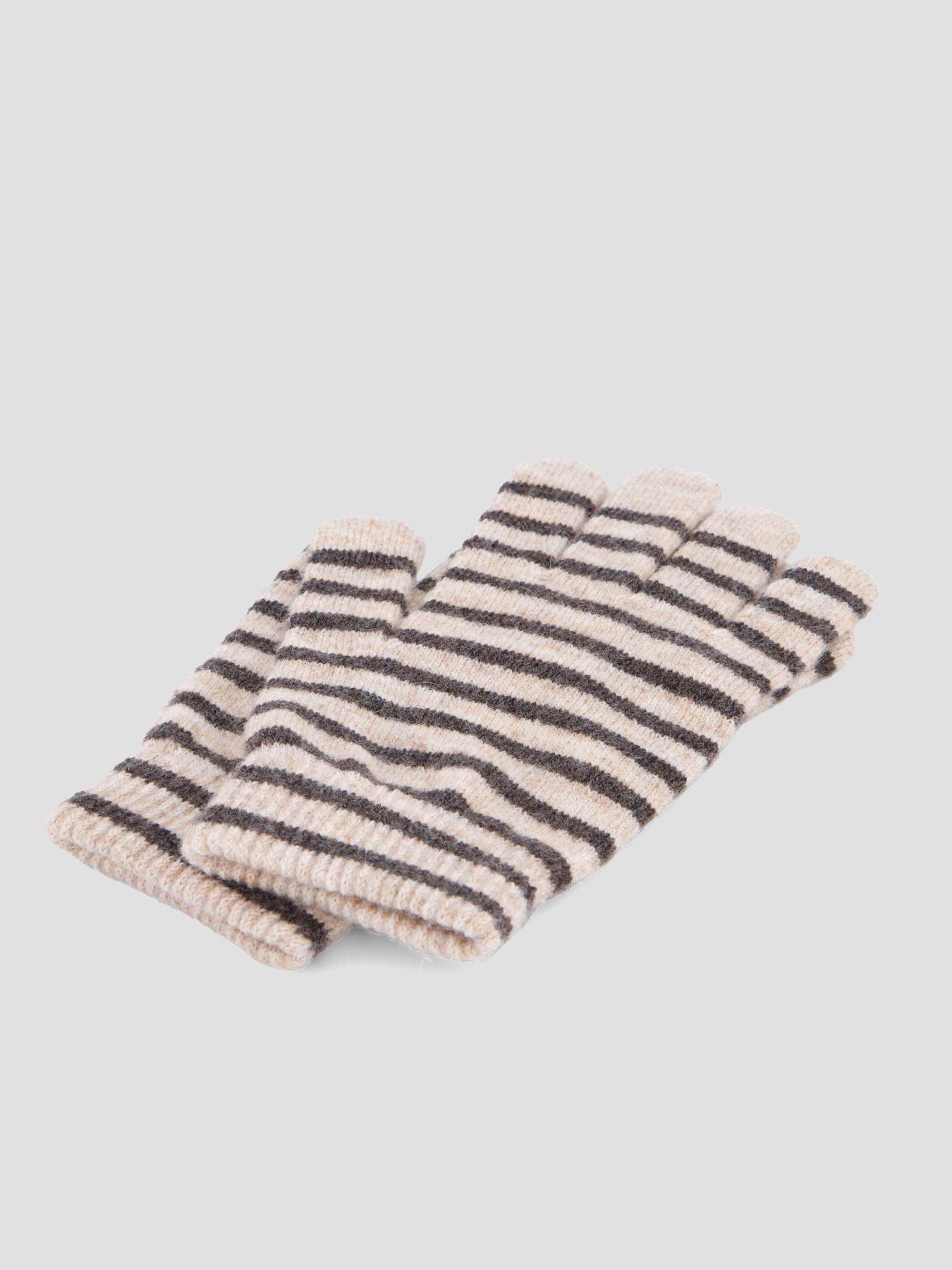 Image 3 of 6 of The Very Collection Womens 2 Pack Ribbed Cuff Knit Gloves - Multi