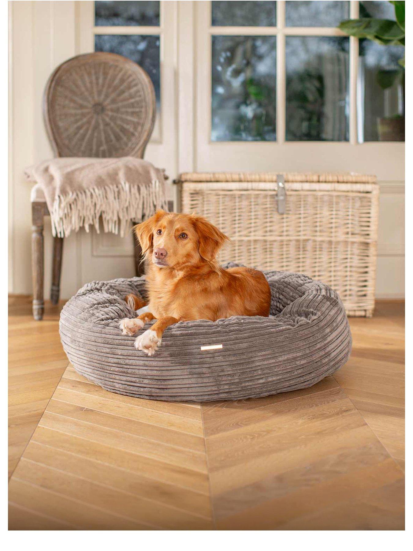 Lords and Labradors L & L Donut Bed w/inner Dark Grey L
