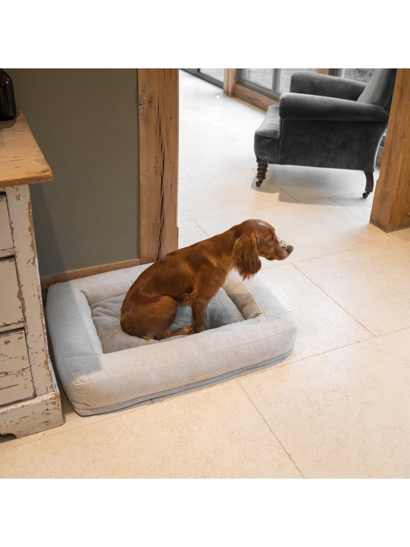 Image 4 of 5 of Lords and Labradors Comfort Cube Dog Bed in Ivory by Lords &amp; Labradors