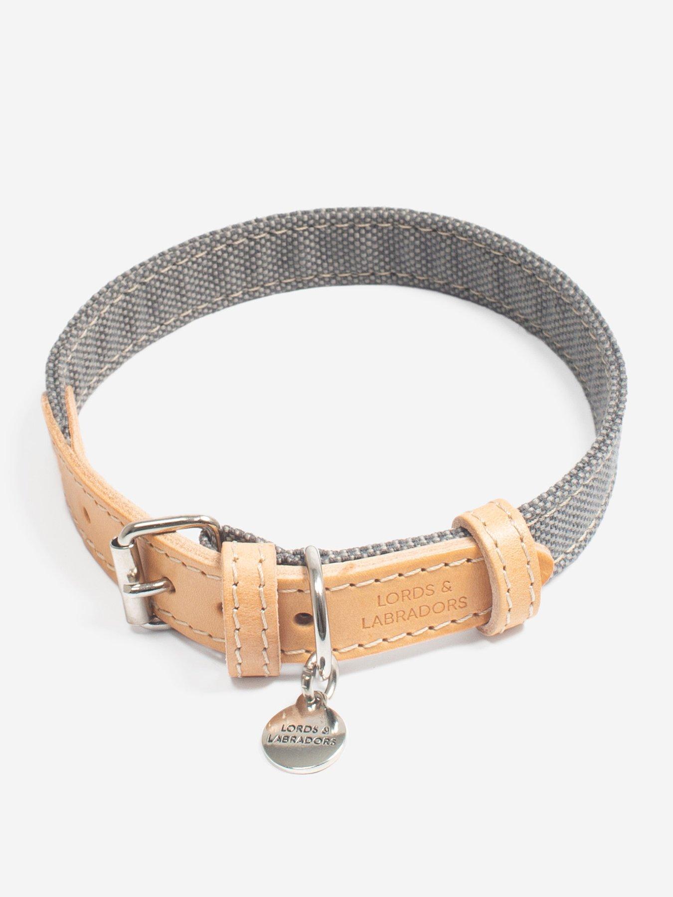 Image 2 of 3 of Lords and Labradors Lords &amp; Labradors Essentials Twill Collar Slate XL