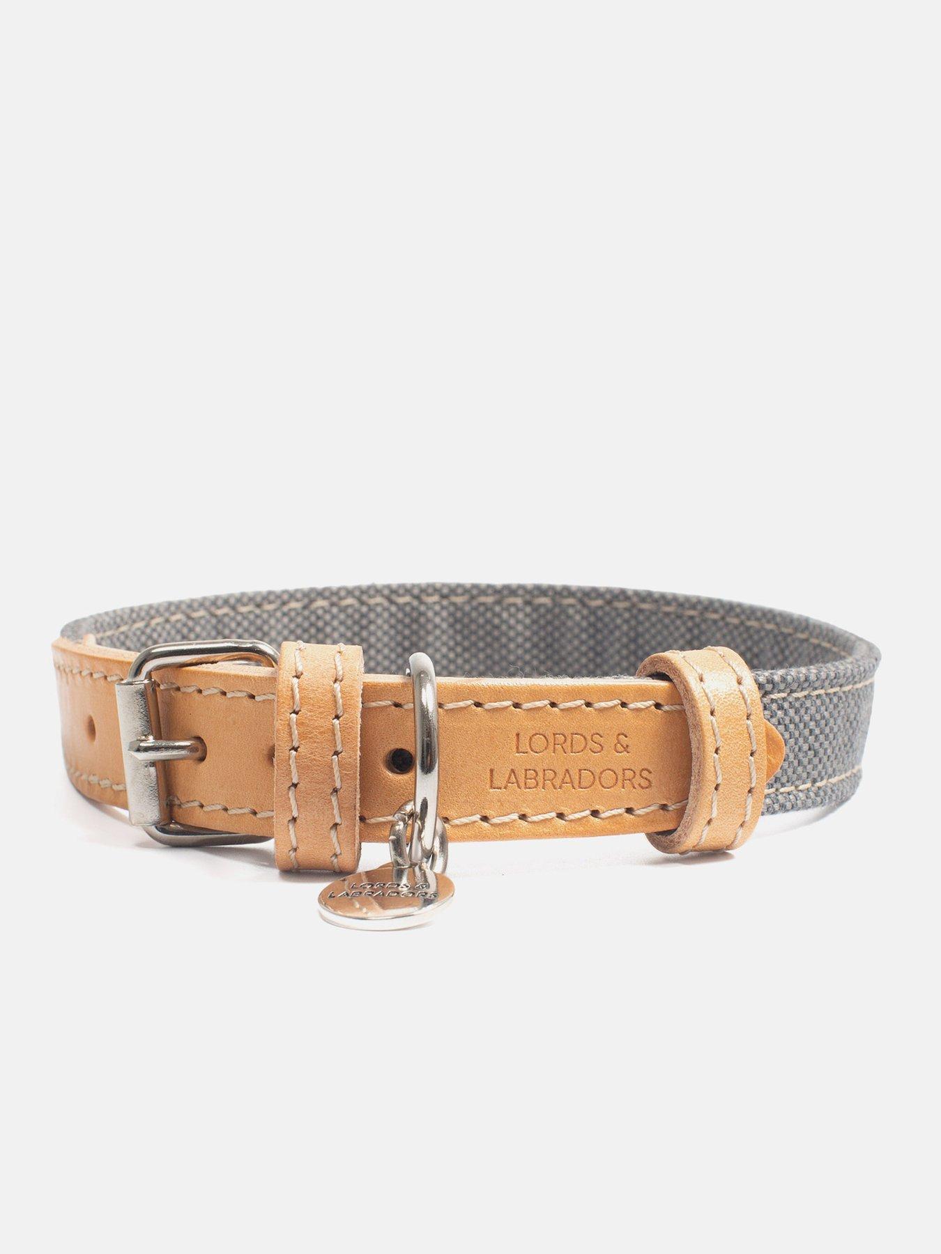 Image 3 of 3 of Lords and Labradors Lords &amp; Labradors Essentials Twill Collar Slate XL