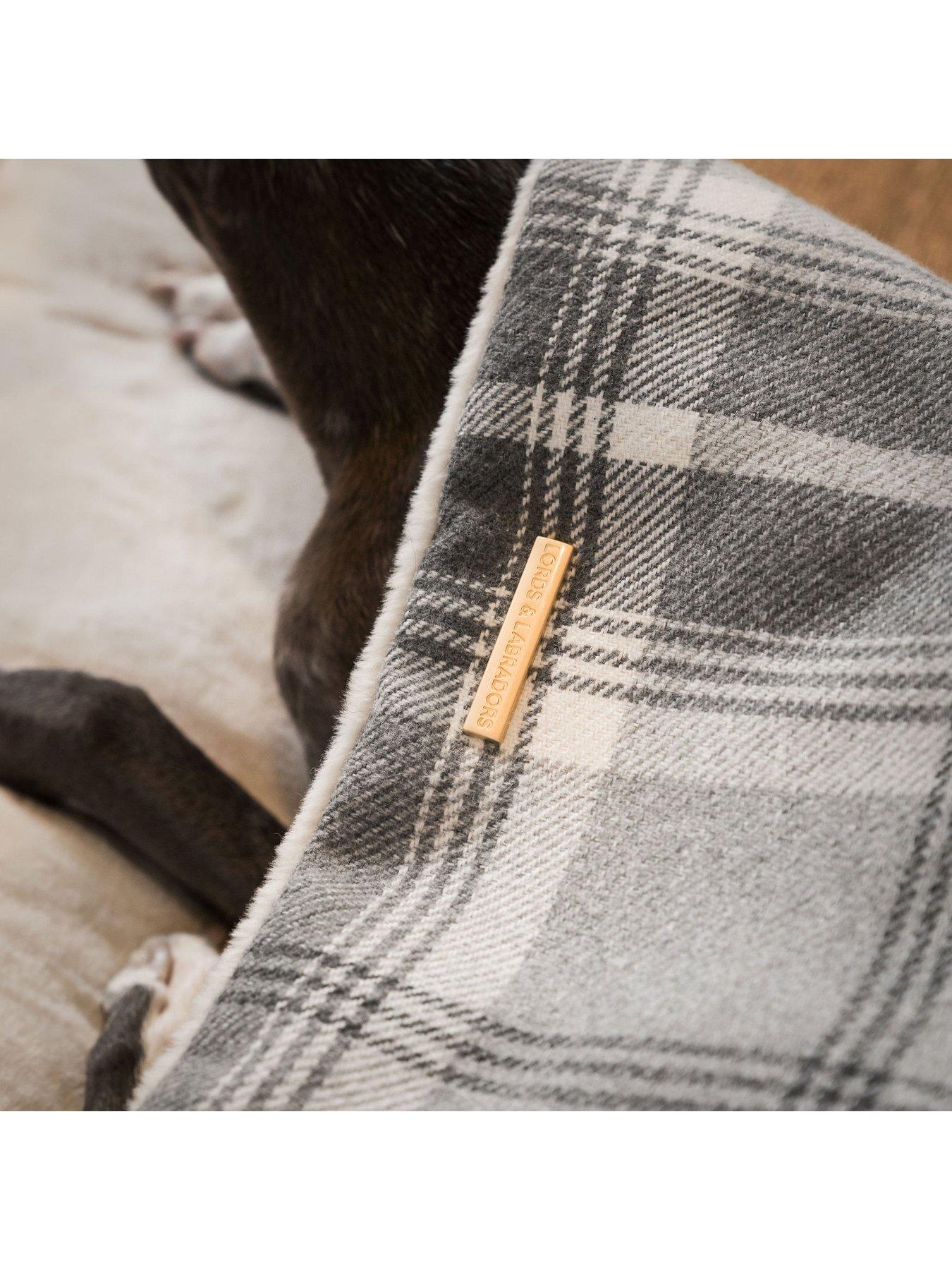 Image 3 of 5 of Lords and Labradors L&amp;L Balmoral Tweed Sleepy Burrows Dove Grey M
