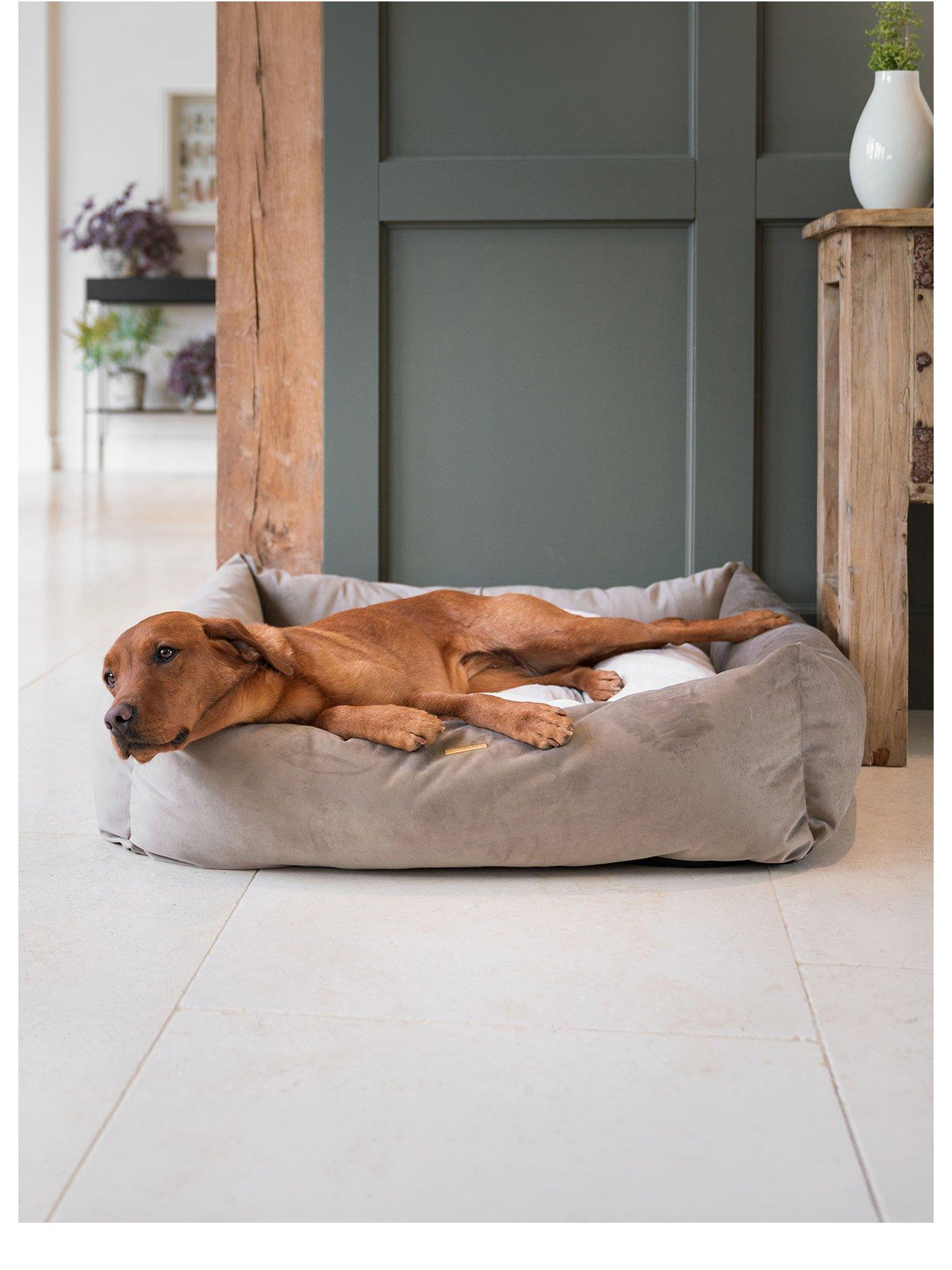 Lords And Labradors L &L Box Bed W/Inner Velvet Clay L - Medium