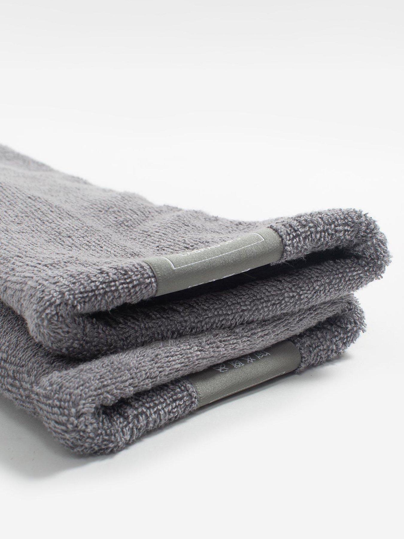 Image 3 of 6 of Lords and Labradors Bamboo Drying Mitts in Gun Metal by Lords &amp; Labradors