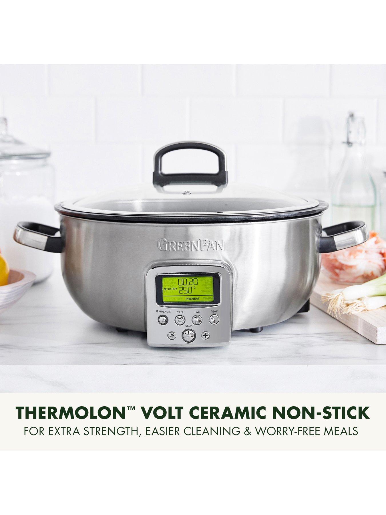 Image 2 of 7 of GreenPan Elite Omnicooker 5.6L Stainless steel