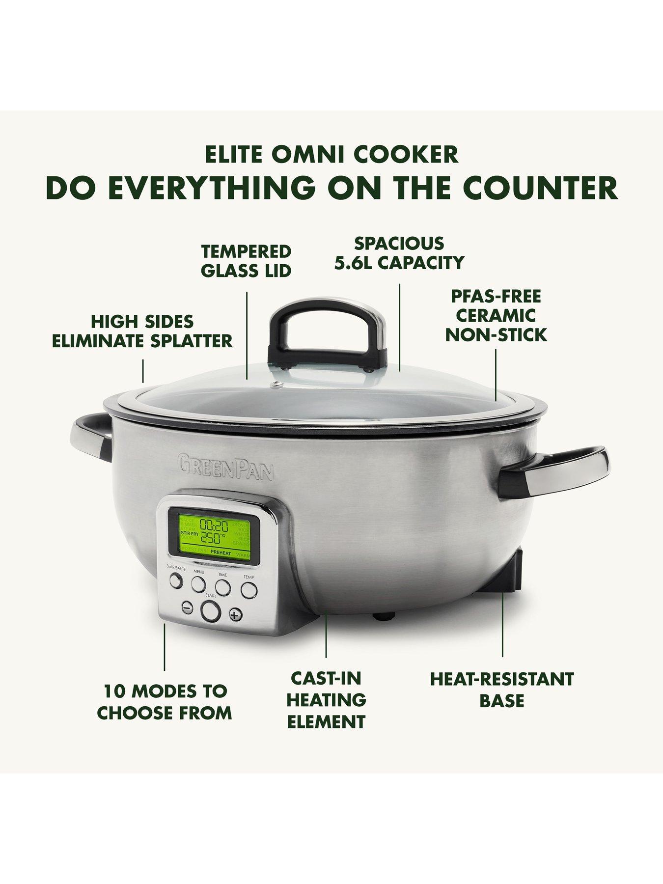 Image 3 of 7 of GreenPan Elite Omnicooker 5.6L Stainless steel