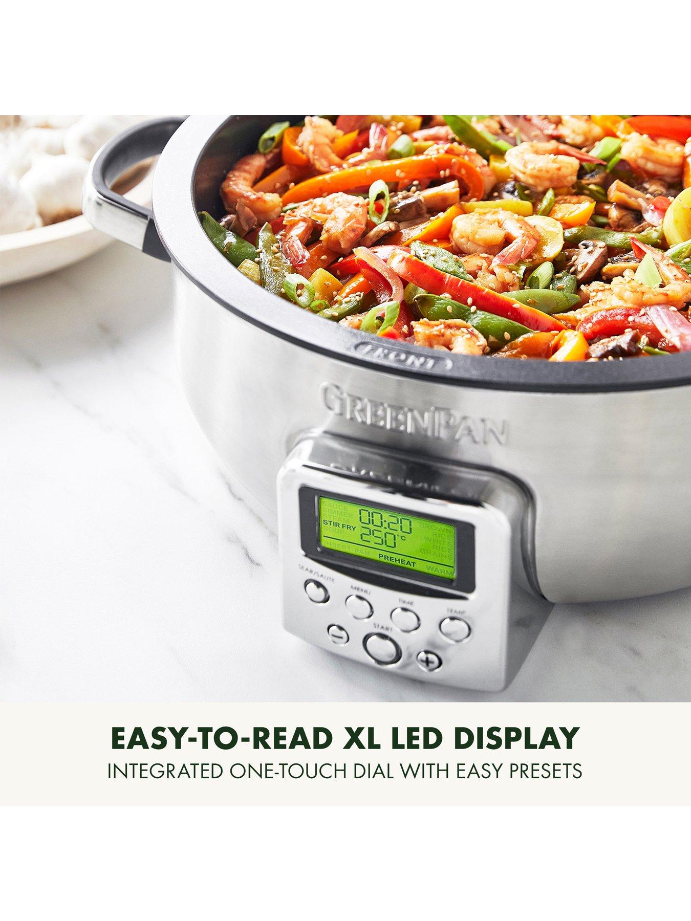 Image 4 of 7 of GreenPan Elite Omnicooker 5.6L Stainless steel