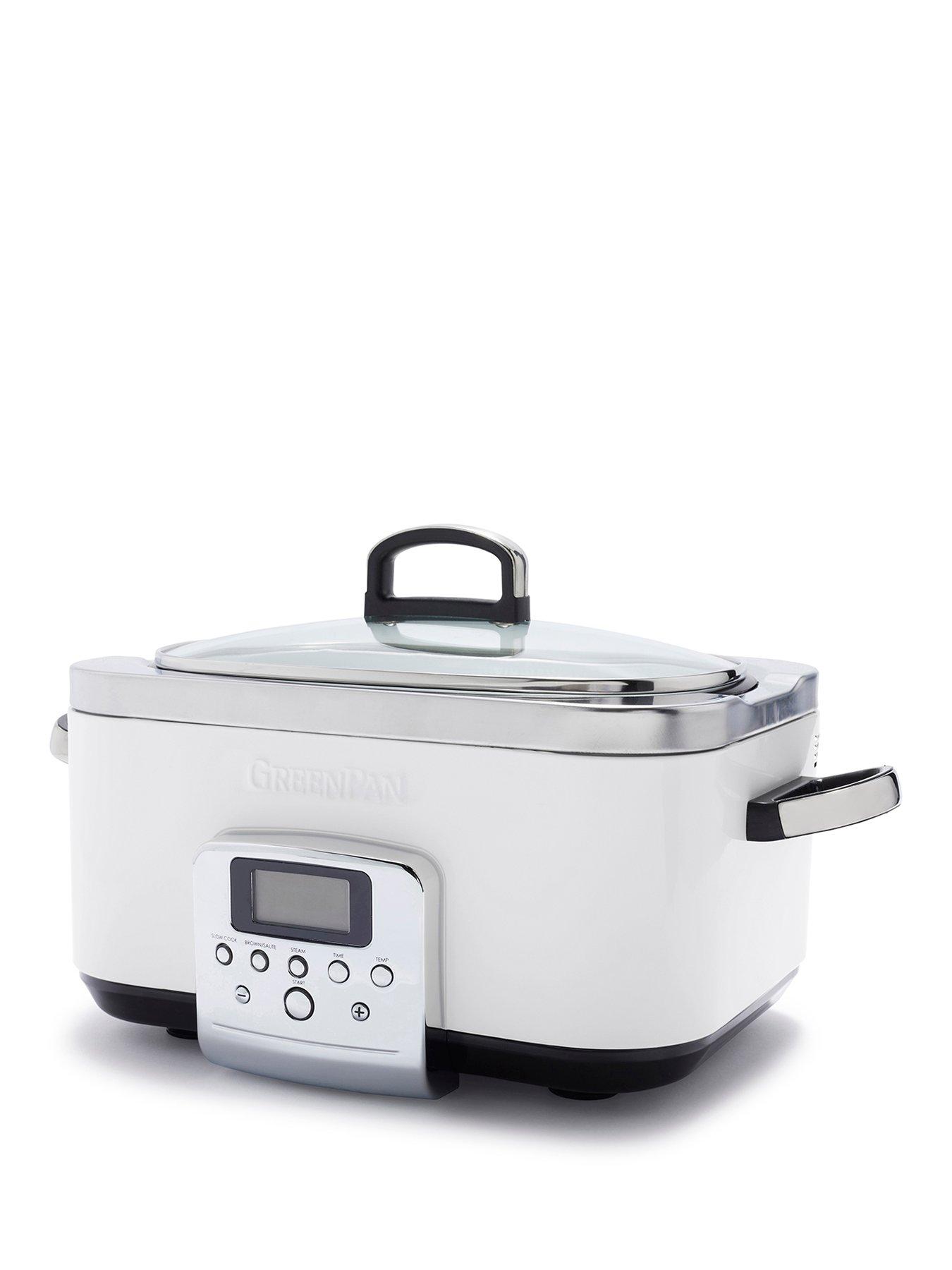 GreenPan GreenPan Elite Slowcooker 6L Cream