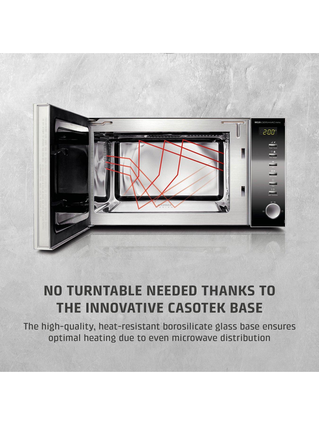 Image 4 of 7 of Caso CASO Design 20L Ceramic Menu Microwave + Grill