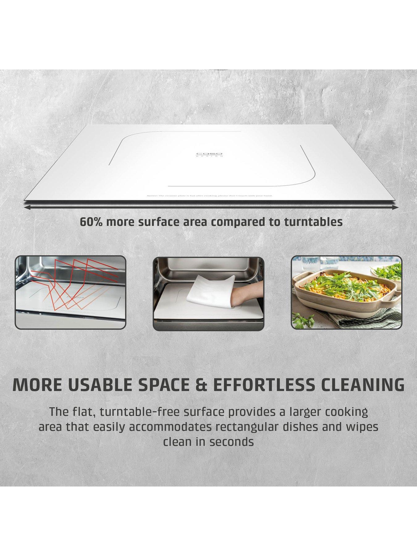 Image 7 of 7 of Caso CASO Design 20L Ceramic Menu Microwave + Grill