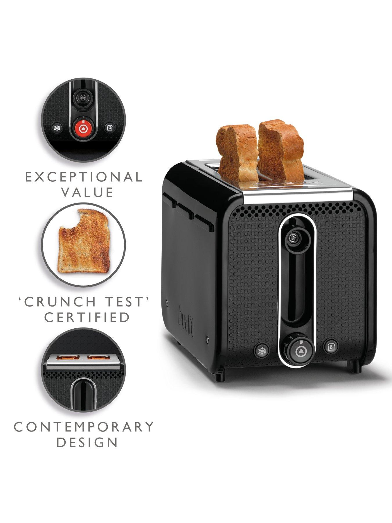Image 2 of 8 of Dualit Studio by Dualit 2 Slot Toaster Black