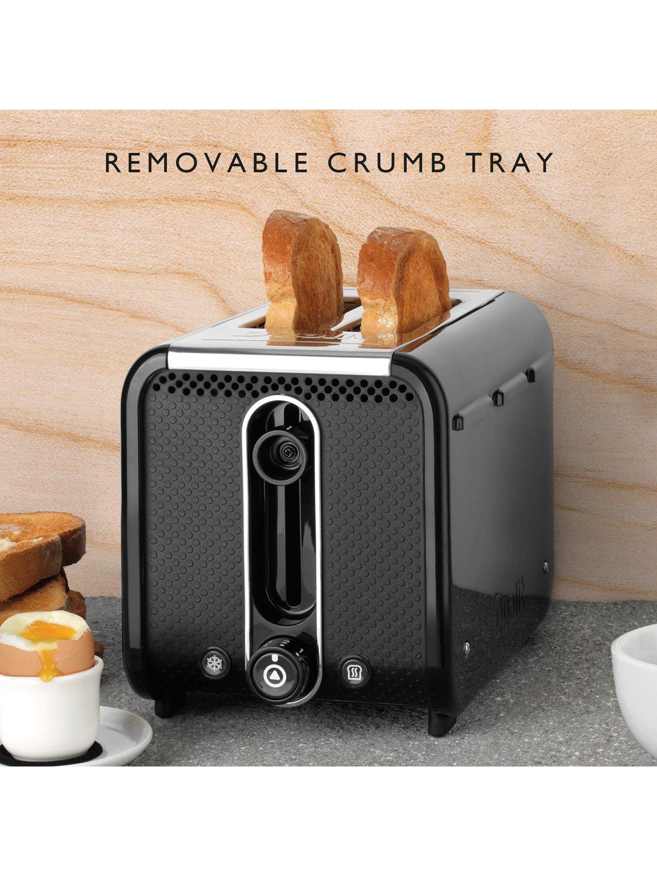 Image 4 of 8 of Dualit Studio by Dualit 2 Slot Toaster Black