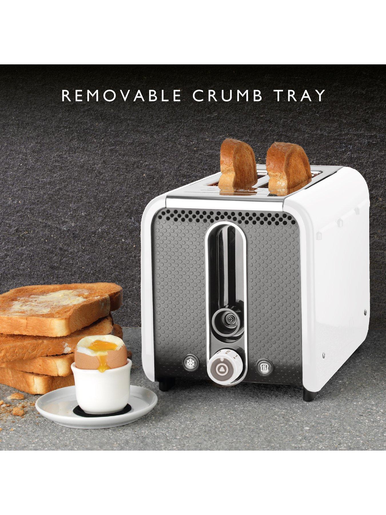 Image 4 of 7 of Dualit Studio by Dualit 2 Slot Toaster White
