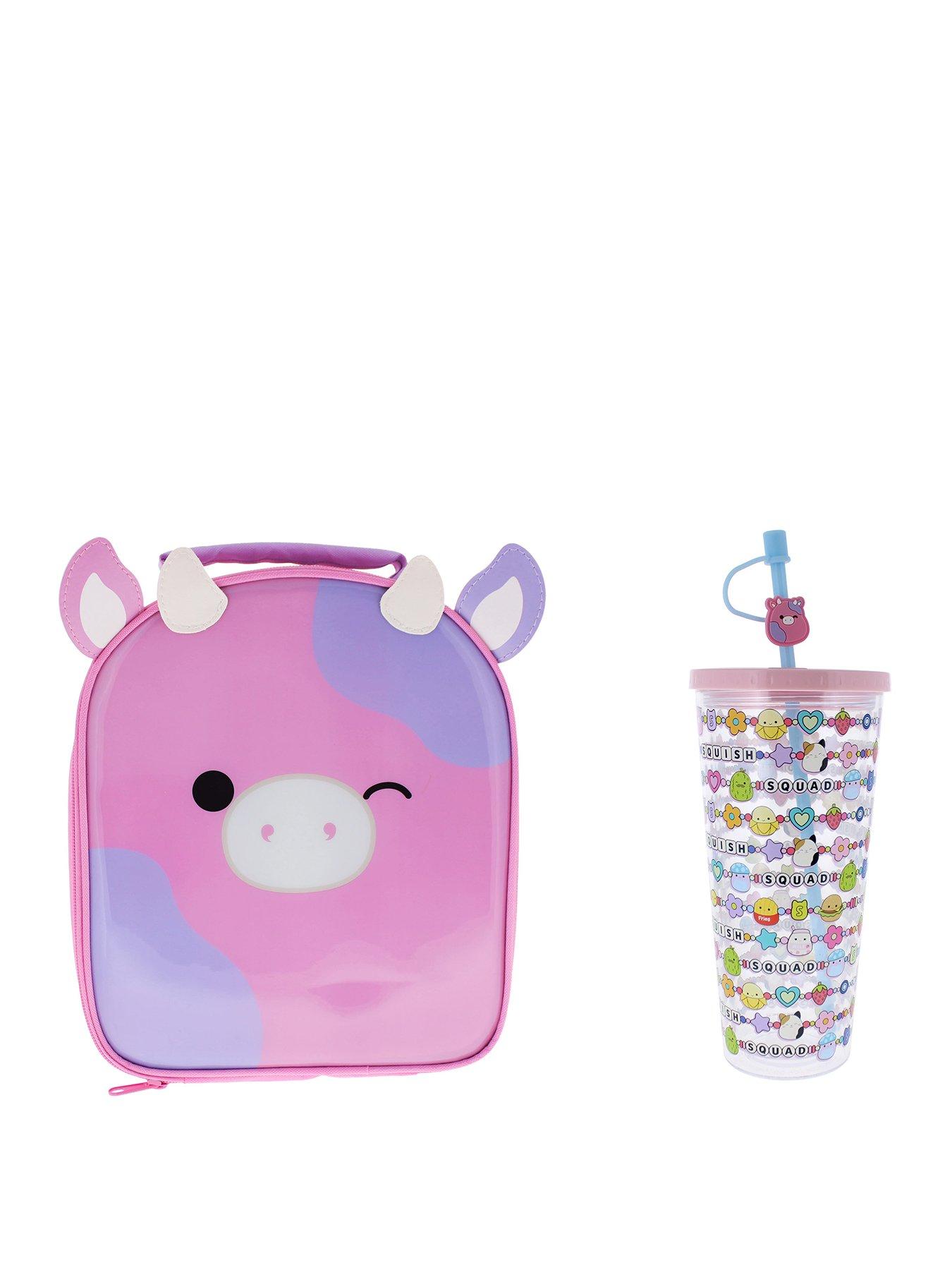 Image 1 of 3 of Squishmallows Novelty Lunch Bag & Beaker