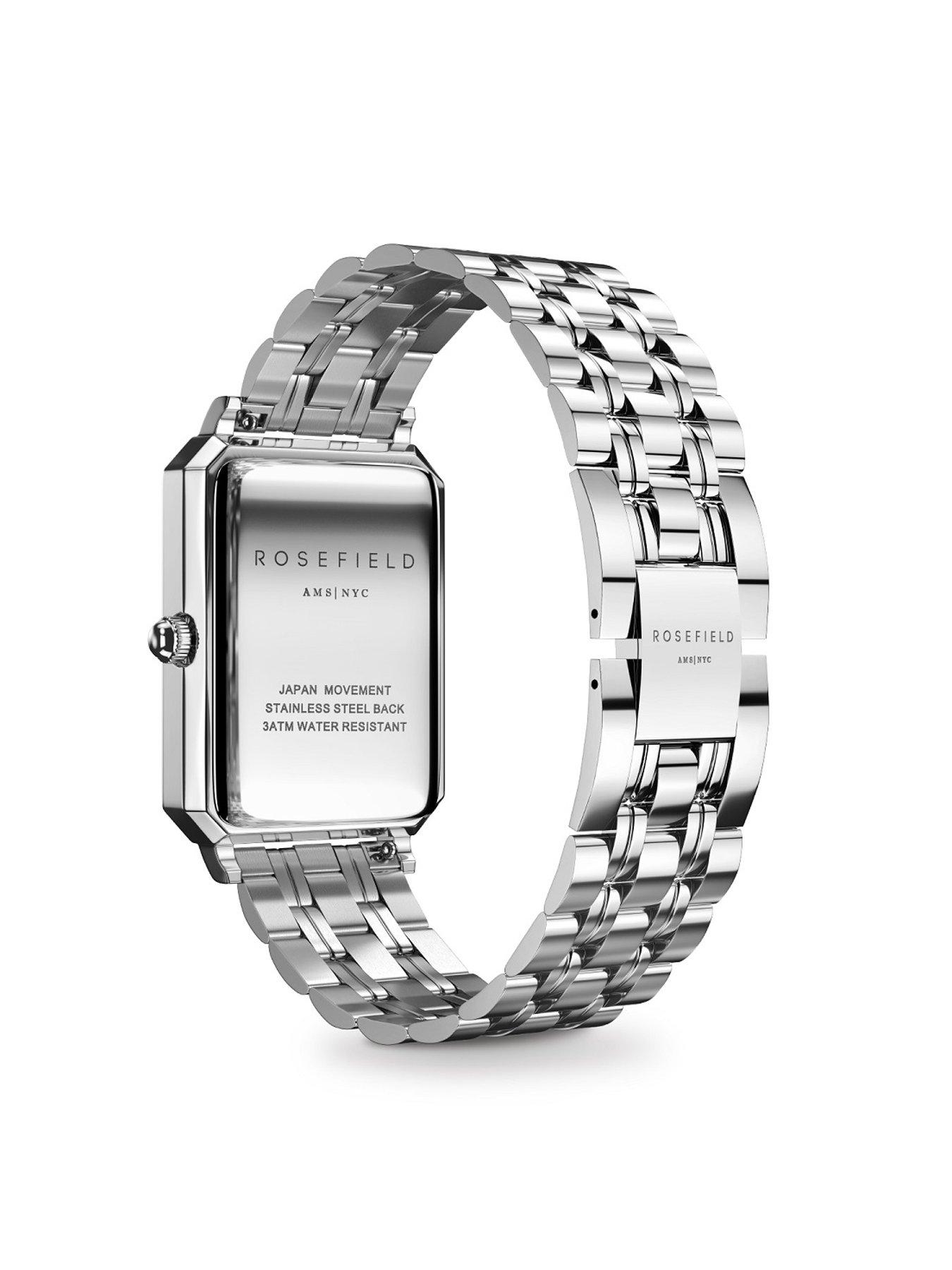 Image 3 of 5 of Rosefield OCTAGON  White Dial Steel Case and Bracelet