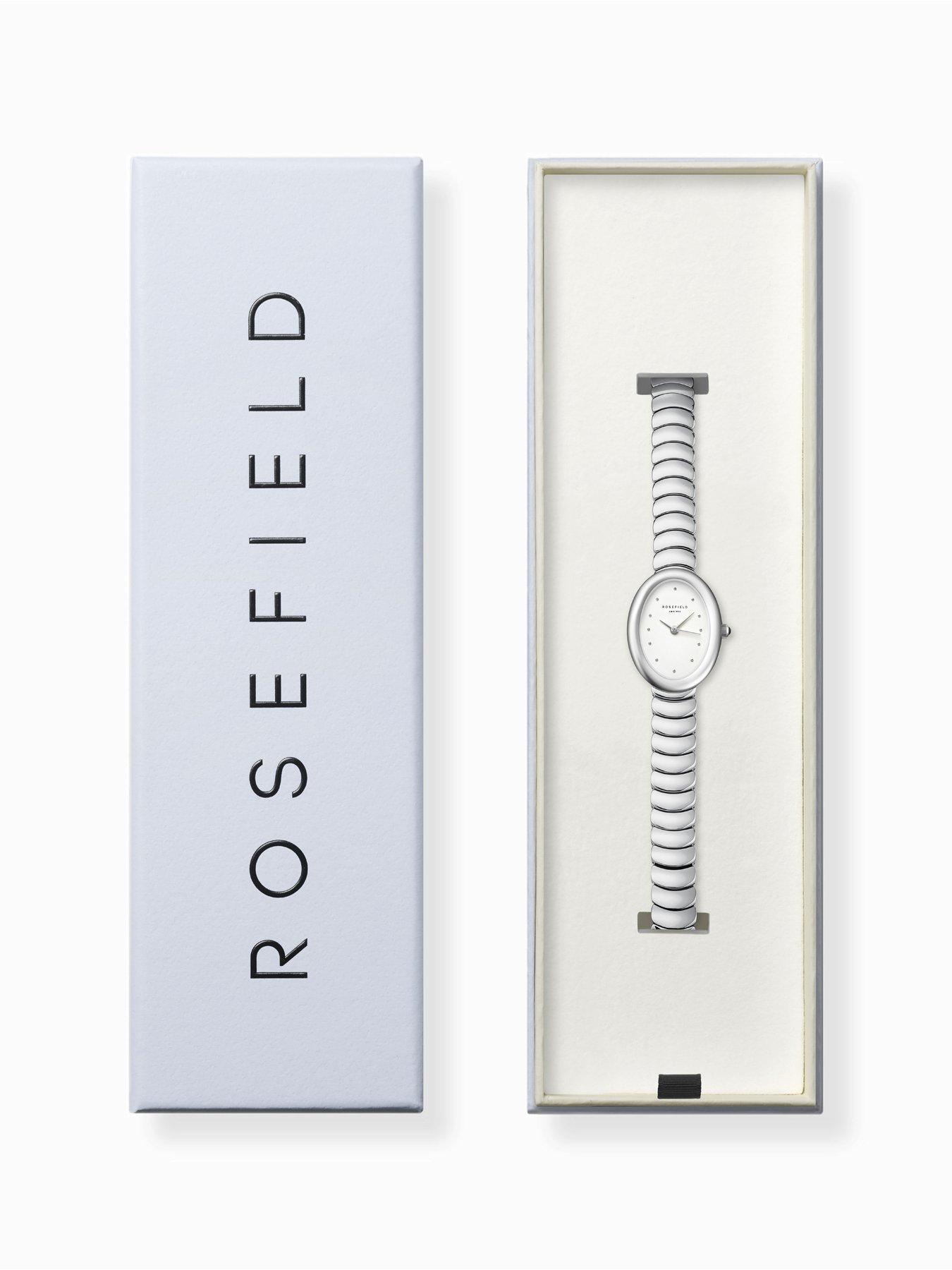 Image 5 of 6 of Rosefield OVALE Steel Case White Dial Steel Bracelet