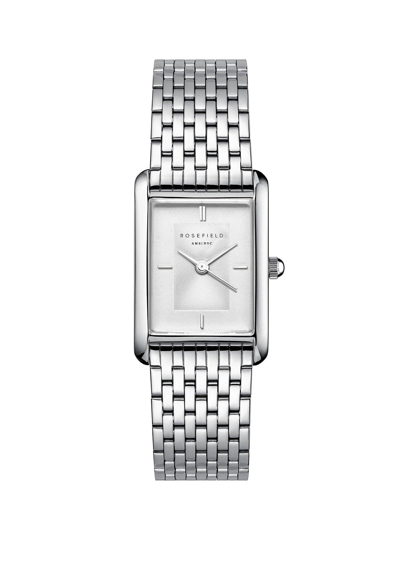 Image 1 of 5 of Rosefield HEIRLOOM White Dial Steel Case and Multi Linked Bracelet