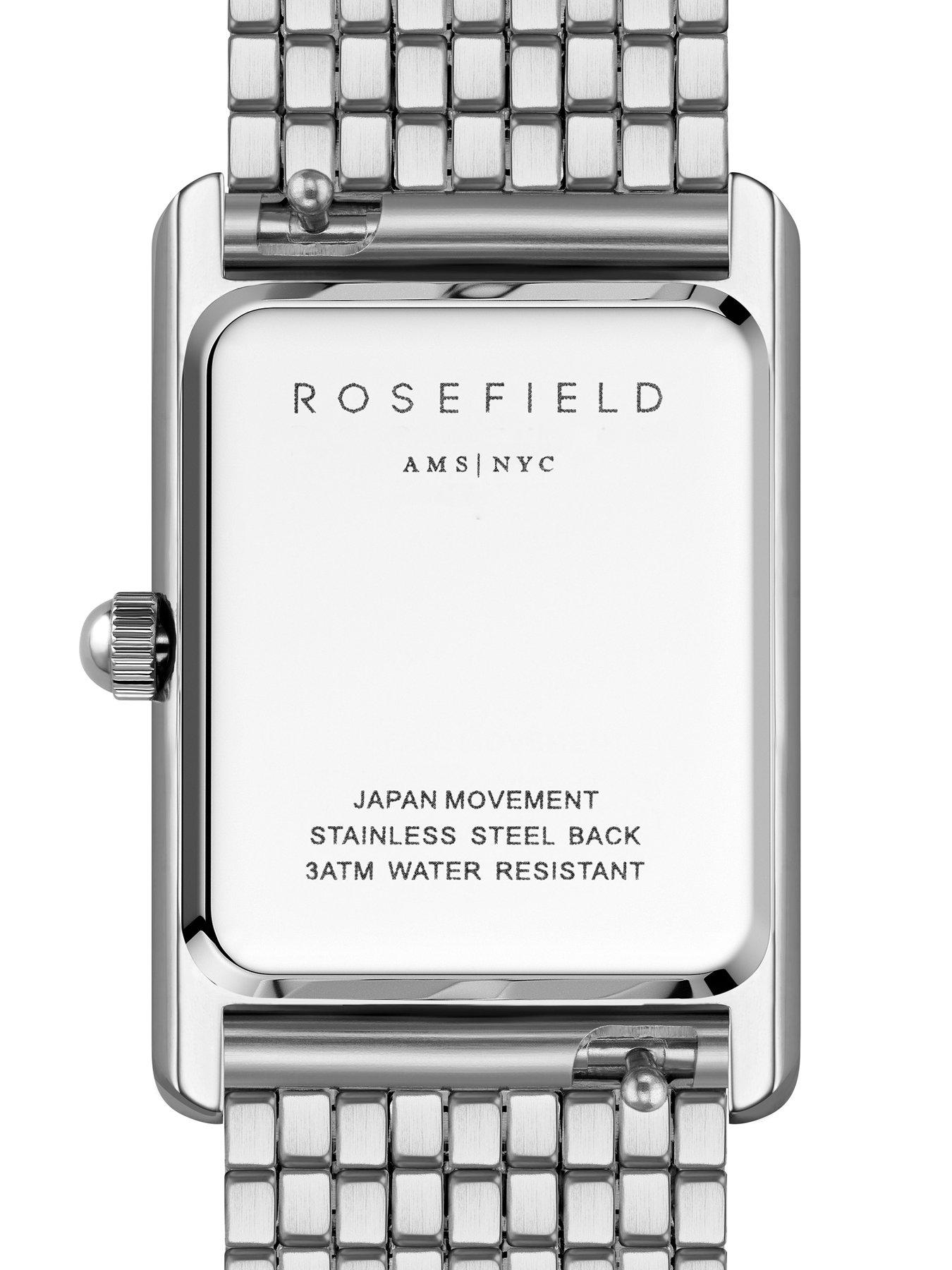 Image 3 of 5 of Rosefield HEIRLOOM White Dial Steel Case and Multi Linked Bracelet