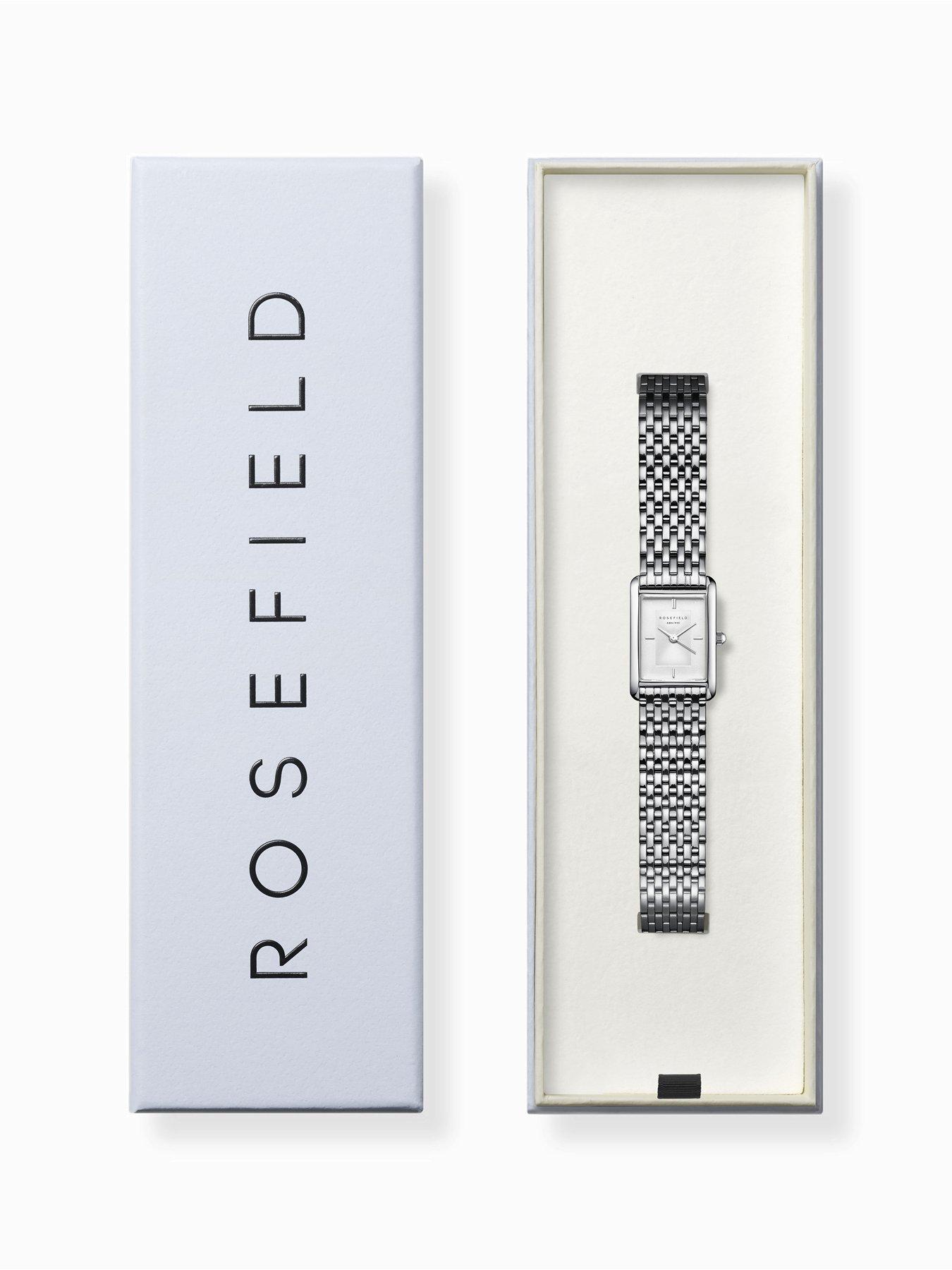 Image 4 of 5 of Rosefield HEIRLOOM White Dial Steel Case and Multi Linked Bracelet