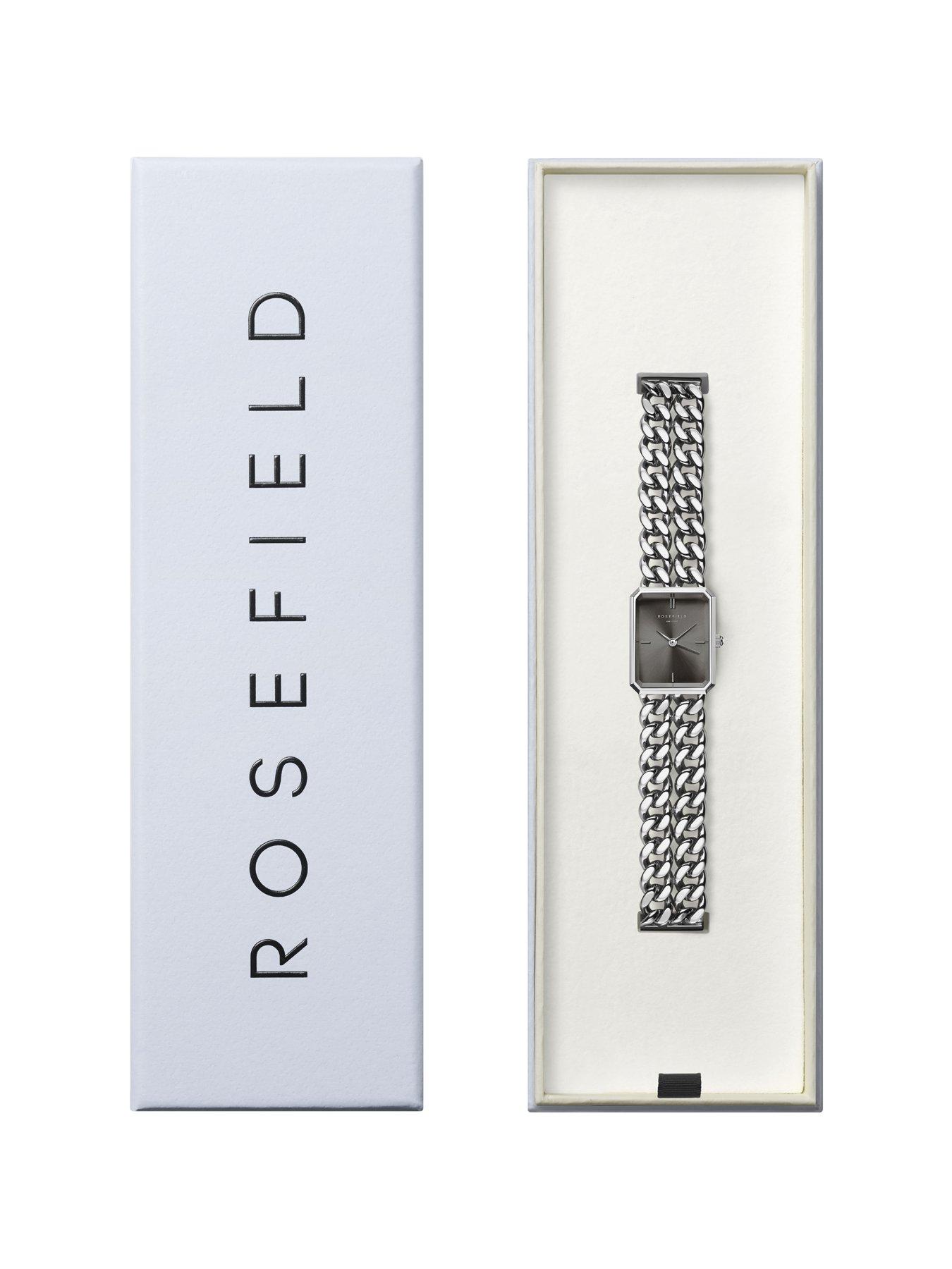 Image 3 of 3 of Rosefield STUDIO EDITION 04 Grey Dial Steel Curb Bracelet