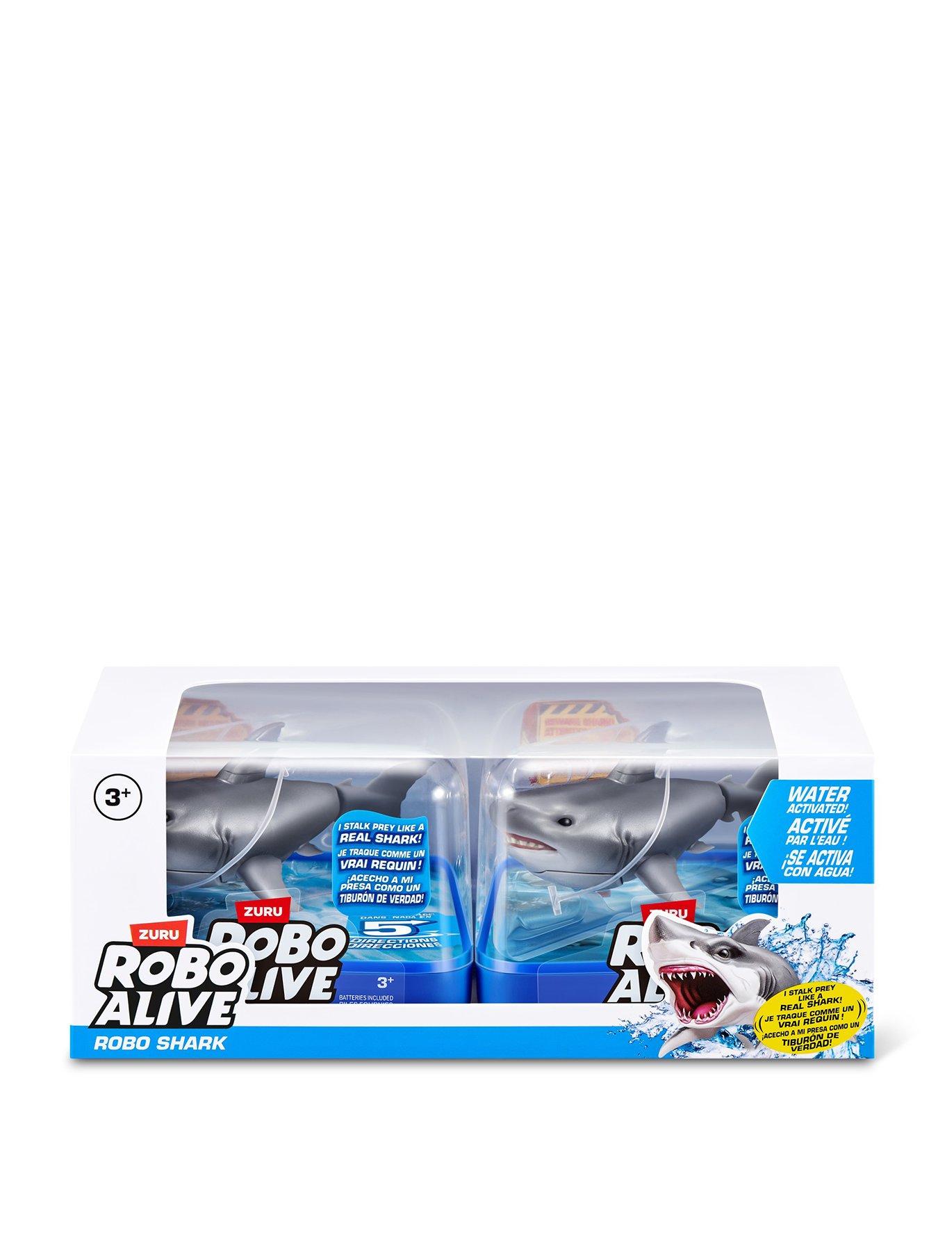 Image 1 of 4 of Zuru Robo Alive Water Activated S1 Swimming Shark 2pk