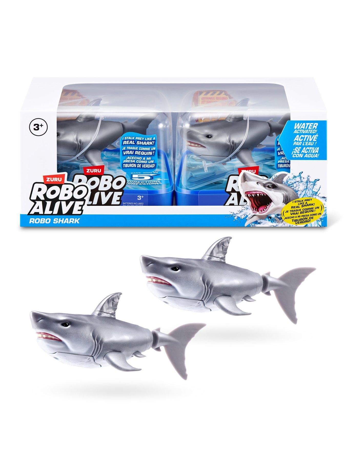 Image 2 of 4 of Zuru Robo Alive Water Activated S1 Swimming Shark 2pk