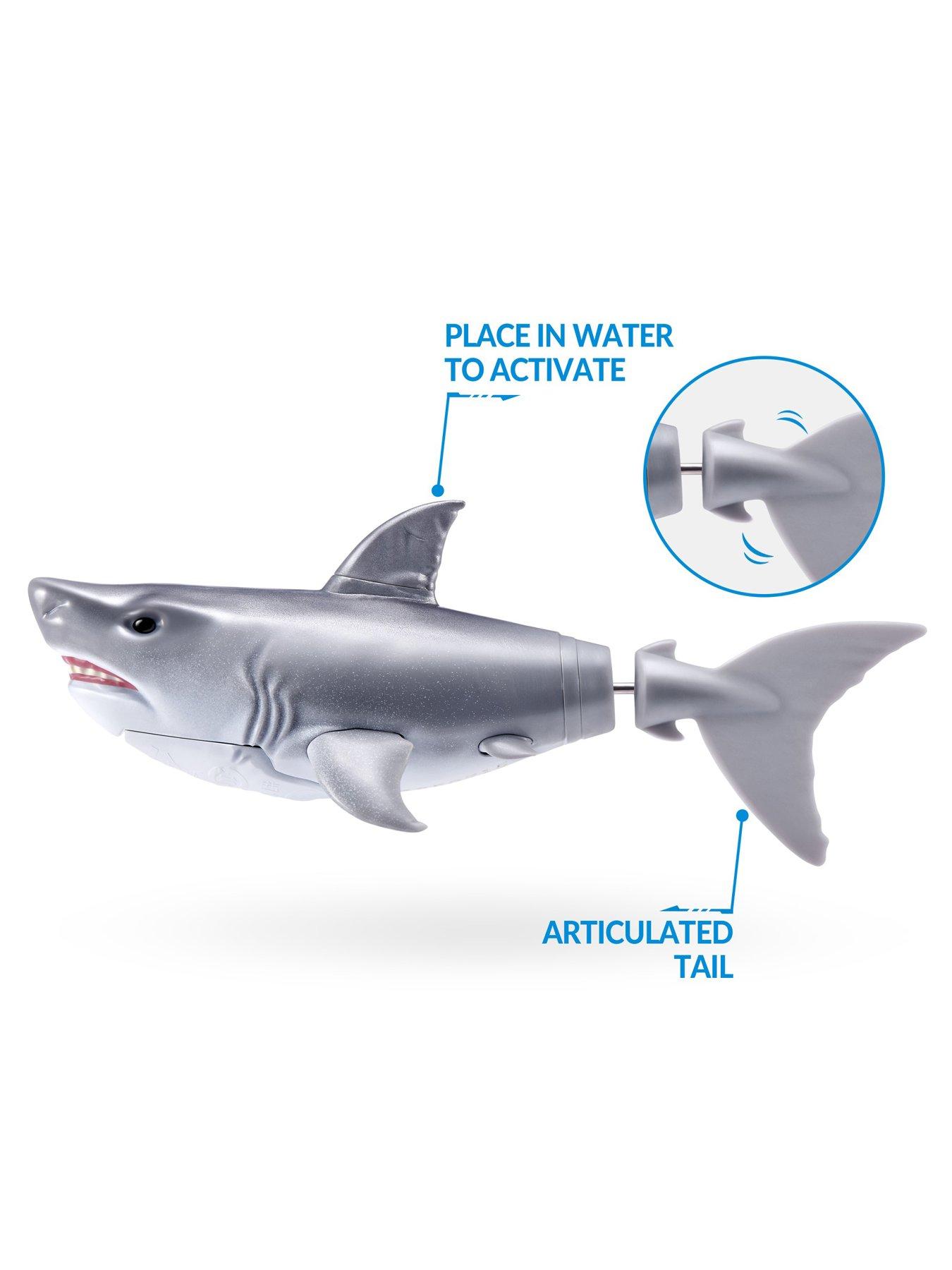 Image 4 of 4 of Zuru Robo Alive Water Activated S1 Swimming Shark 2pk