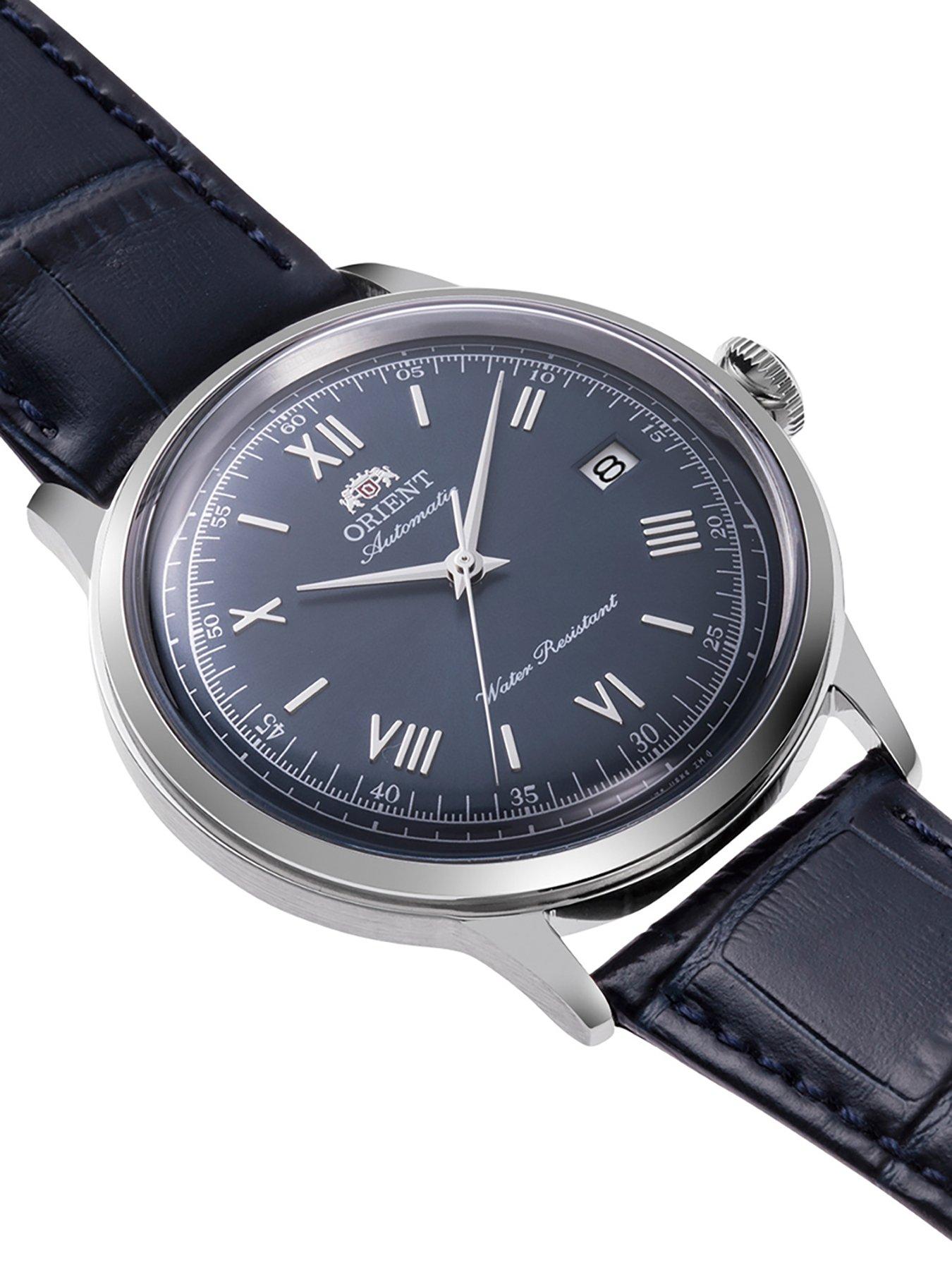 Image 2 of 4 of Orient Bambino 40.5mm Black Dial Roman Numerals  Black Leather Strap