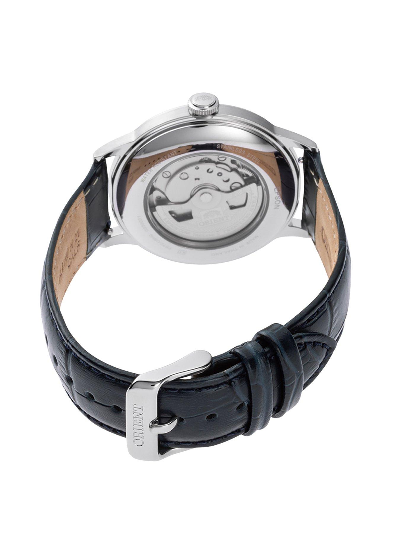 Image 3 of 4 of Orient Bambino 40.5mm Black Dial Roman Numerals  Black Leather Strap