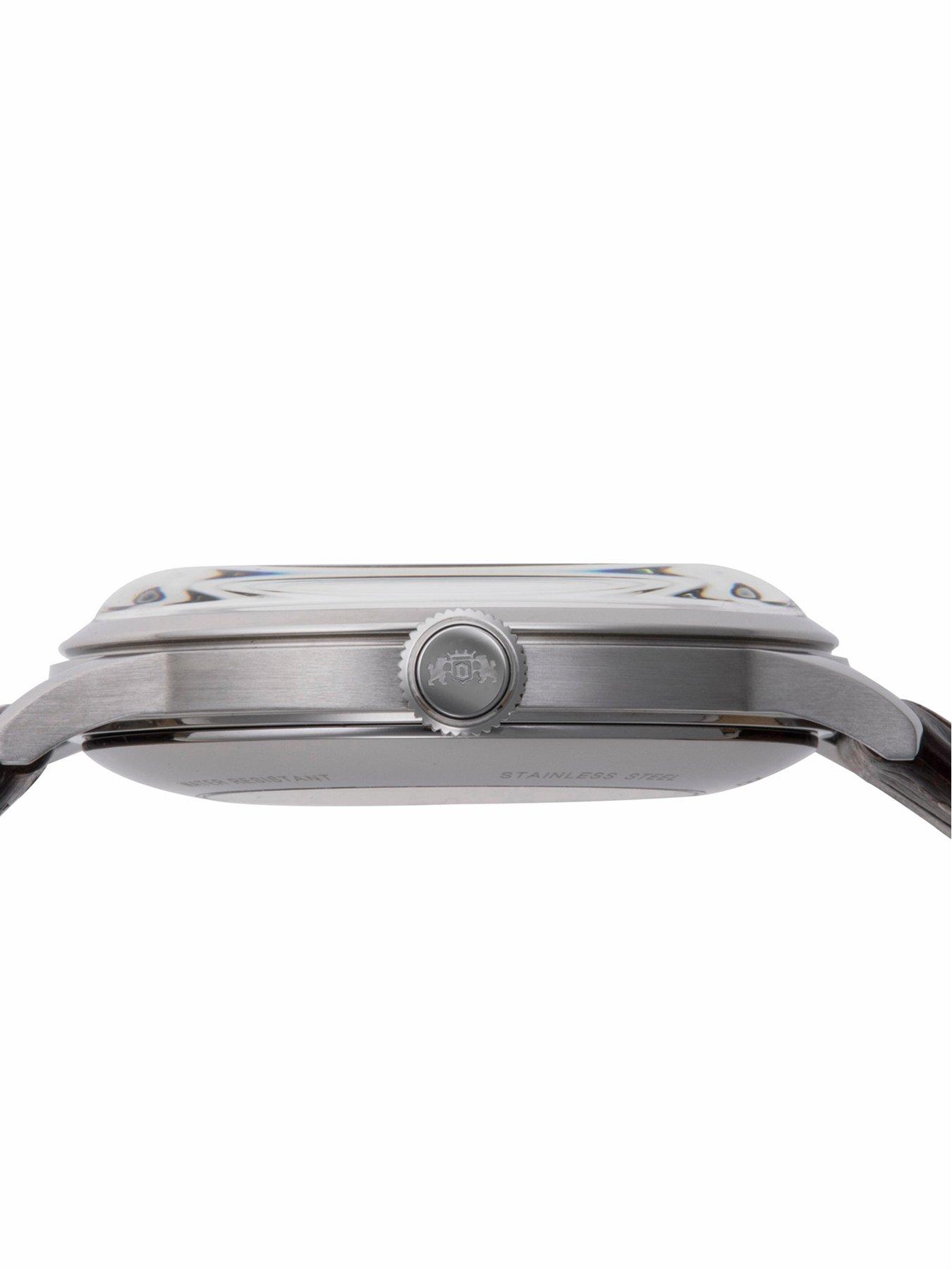 Image 2 of 5 of Orient Bambino Small Seconds Cream Dial Brown Leather Strap