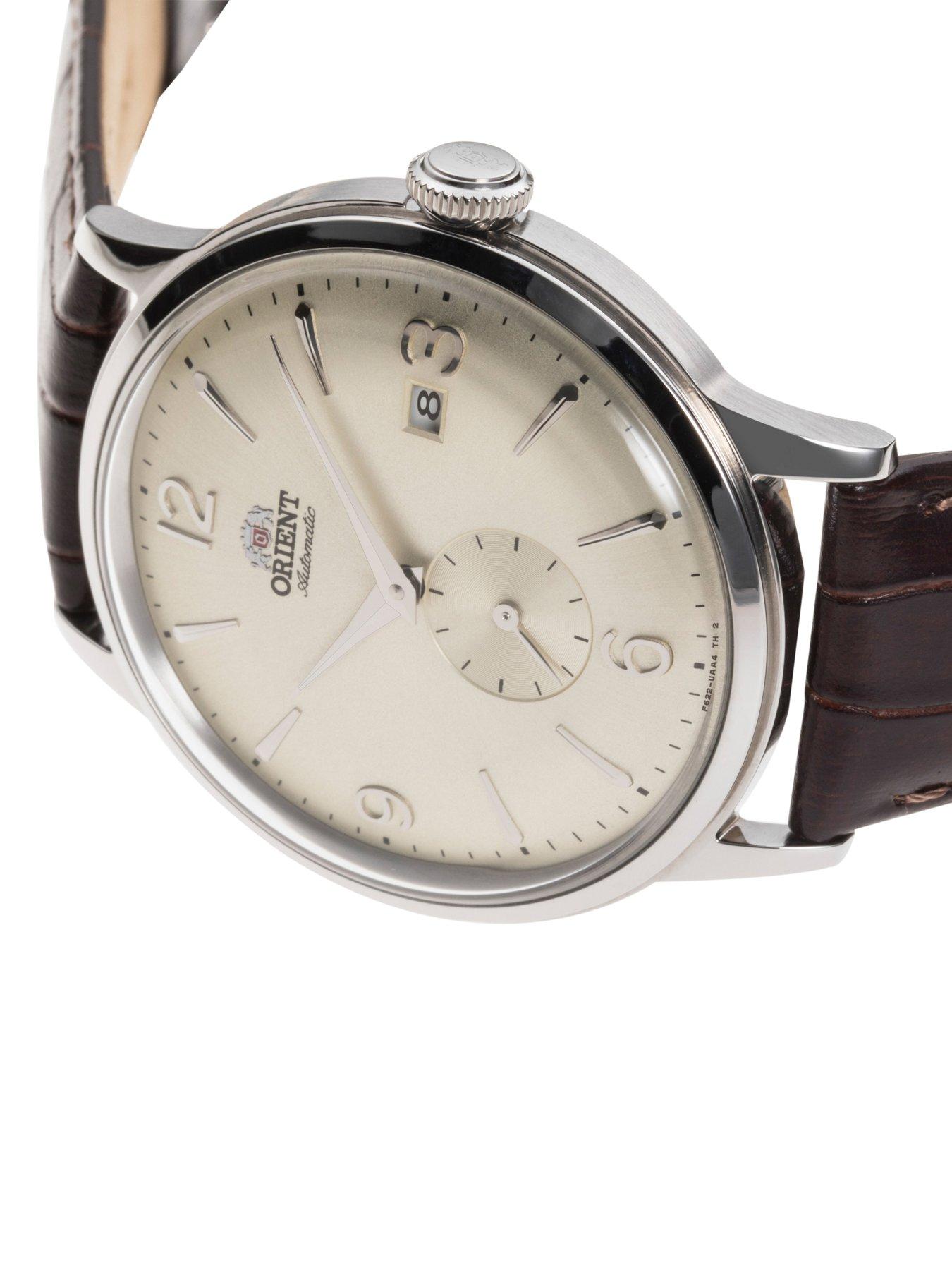 Image 4 of 5 of Orient Bambino Small Seconds Cream Dial Brown Leather Strap