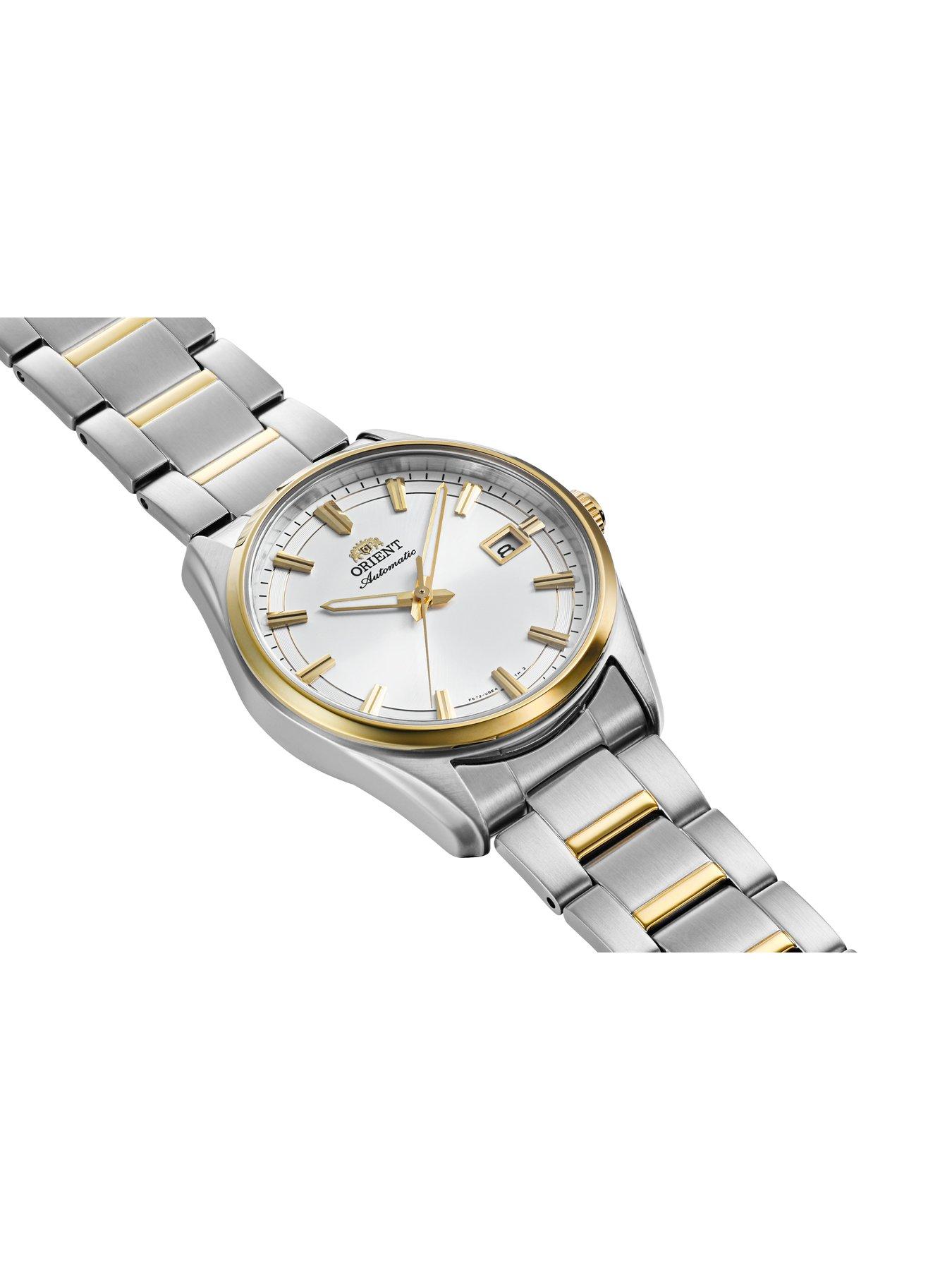 Image 2 of 4 of Orient Stretto Date Two Tone Silver Dial Steel