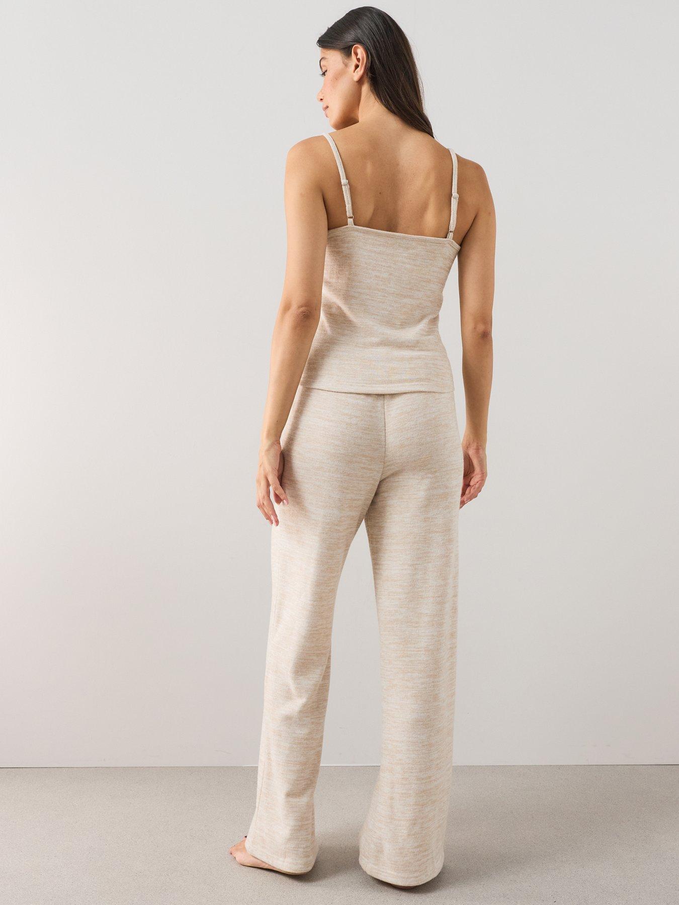 Image 2 of 7 of The Very Collection Knit Loungewear Set - Beige