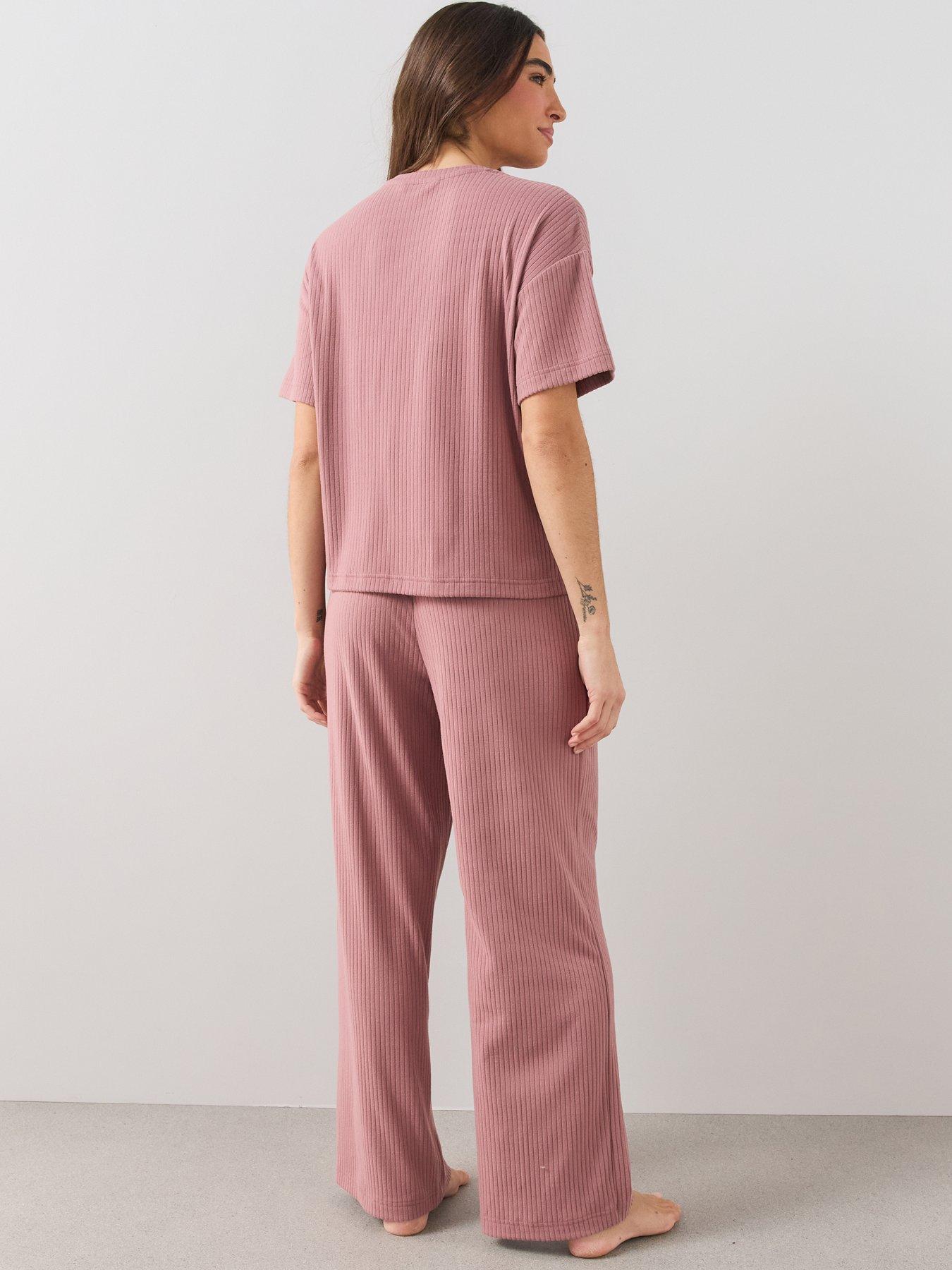 Image 2 of 7 of The Very Collection Soft Touch Pyjama Set - Pink