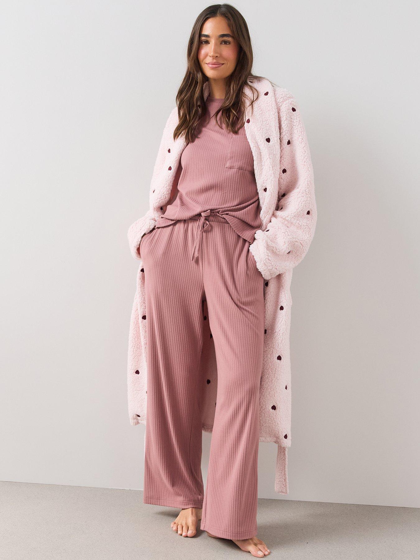 Image 3 of 7 of The Very Collection Soft Touch Pyjama Set - Pink