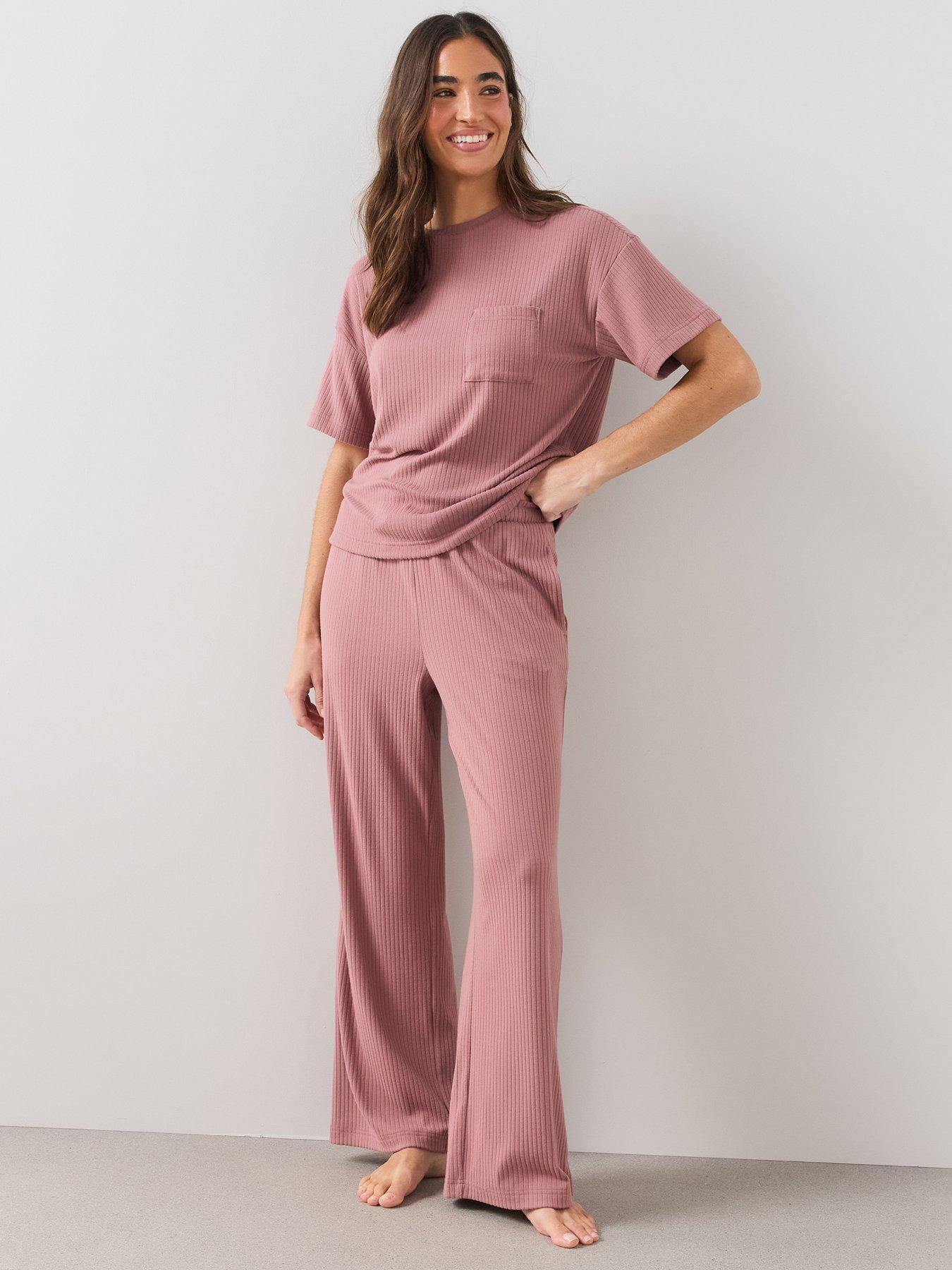 Image 6 of 7 of The Very Collection Soft Touch Pyjama Set - Pink