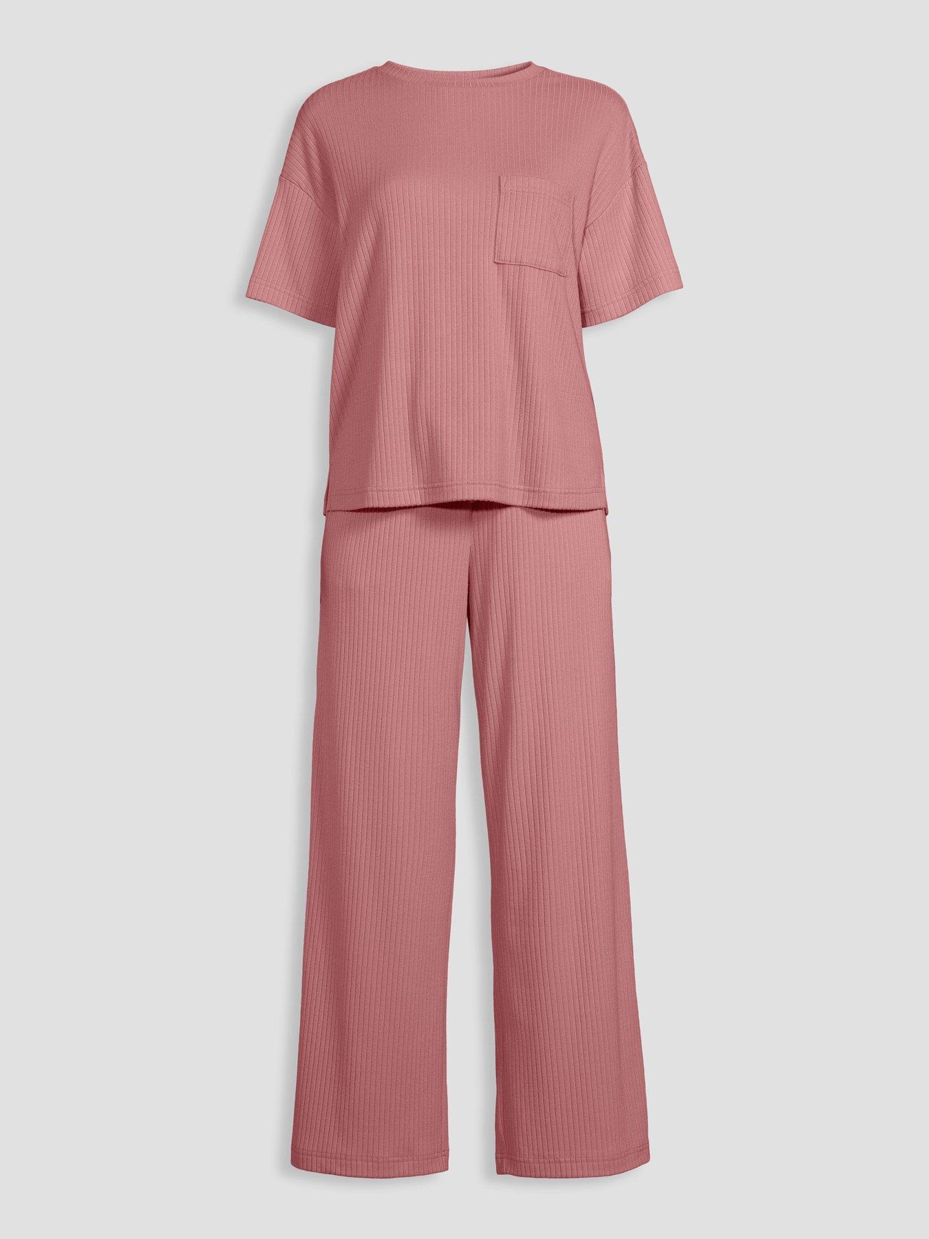 Image 7 of 7 of The Very Collection Soft Touch Pyjama Set - Pink