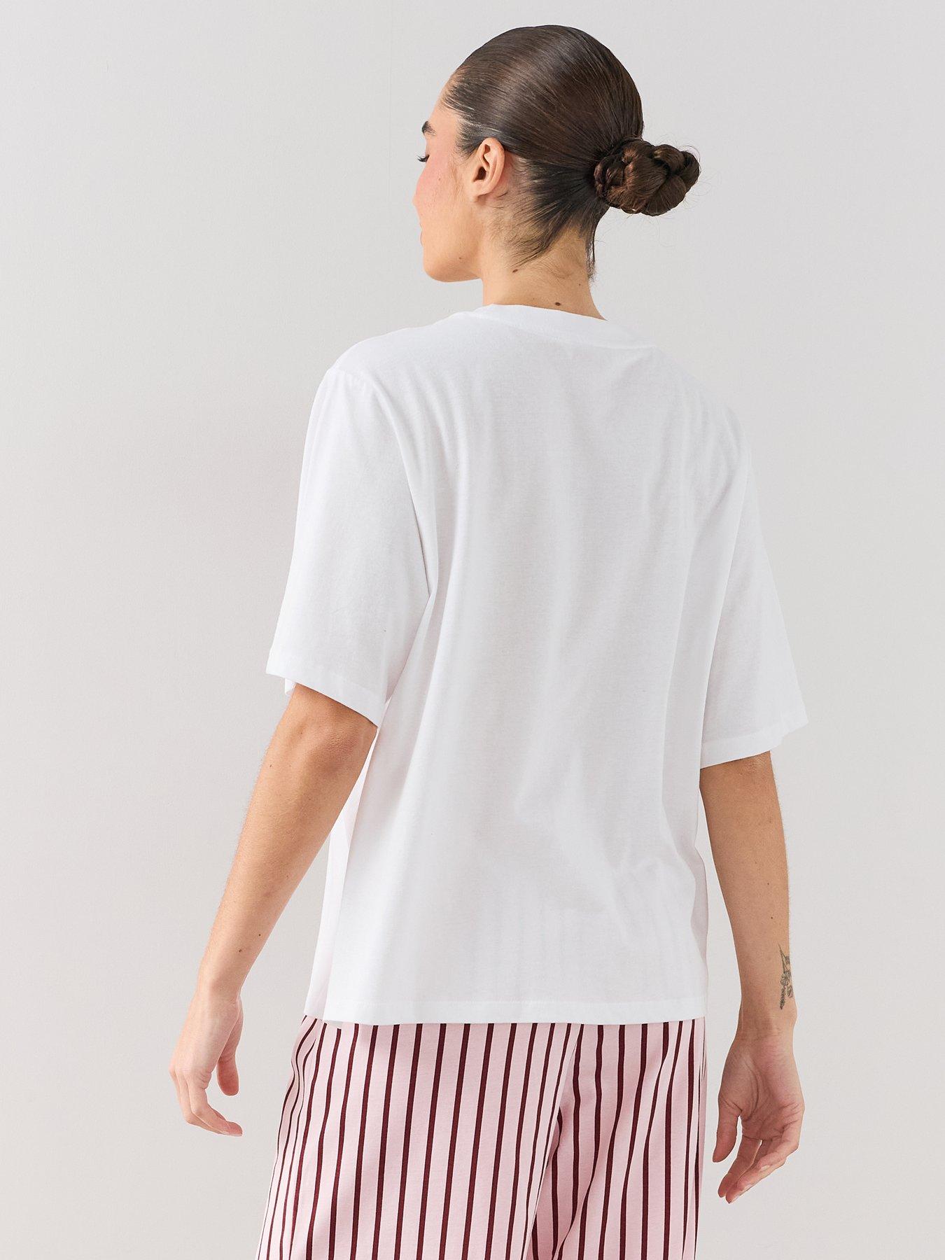 Image 2 of 6 of The Very Collection Cotton Rich Oversized Graphic Pyjama Set