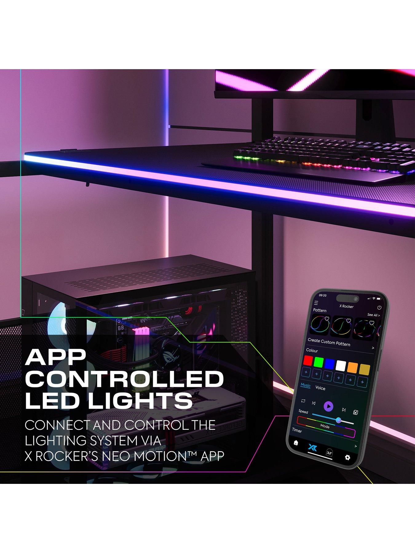 Image 3 of 7 of X Rocker Battlebunk Rgb Sync Gaming Single High Sleeper