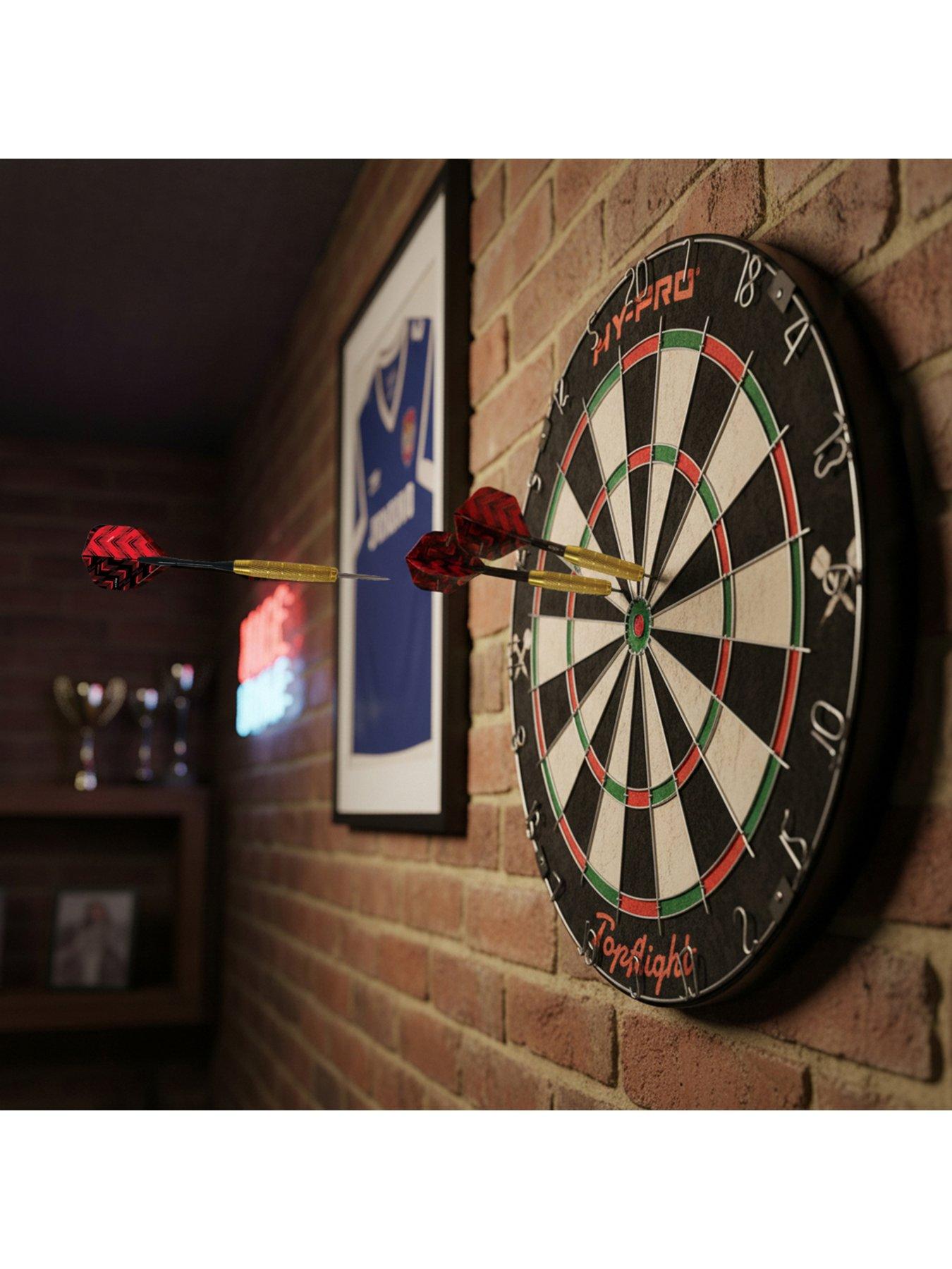 Image 5 of 7 of Hy-Pro Topflight Dartboard With 6x 18g Darts