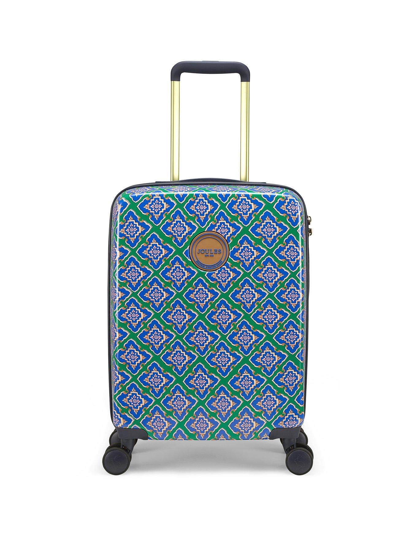 Image 1 of 7 of Joules CABIN 4 WHEELED TROLLEY CASE - Tiled Diamond