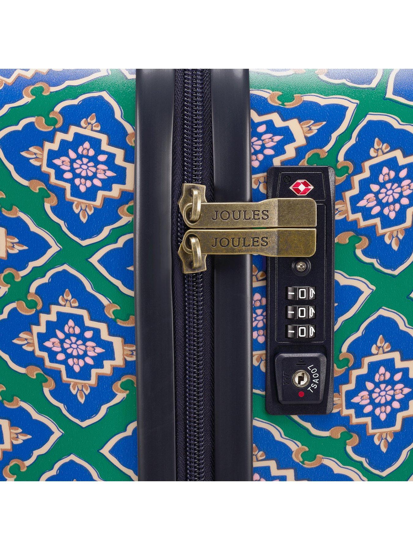 Image 4 of 7 of Joules CABIN 4 WHEELED TROLLEY CASE - Tiled Diamond