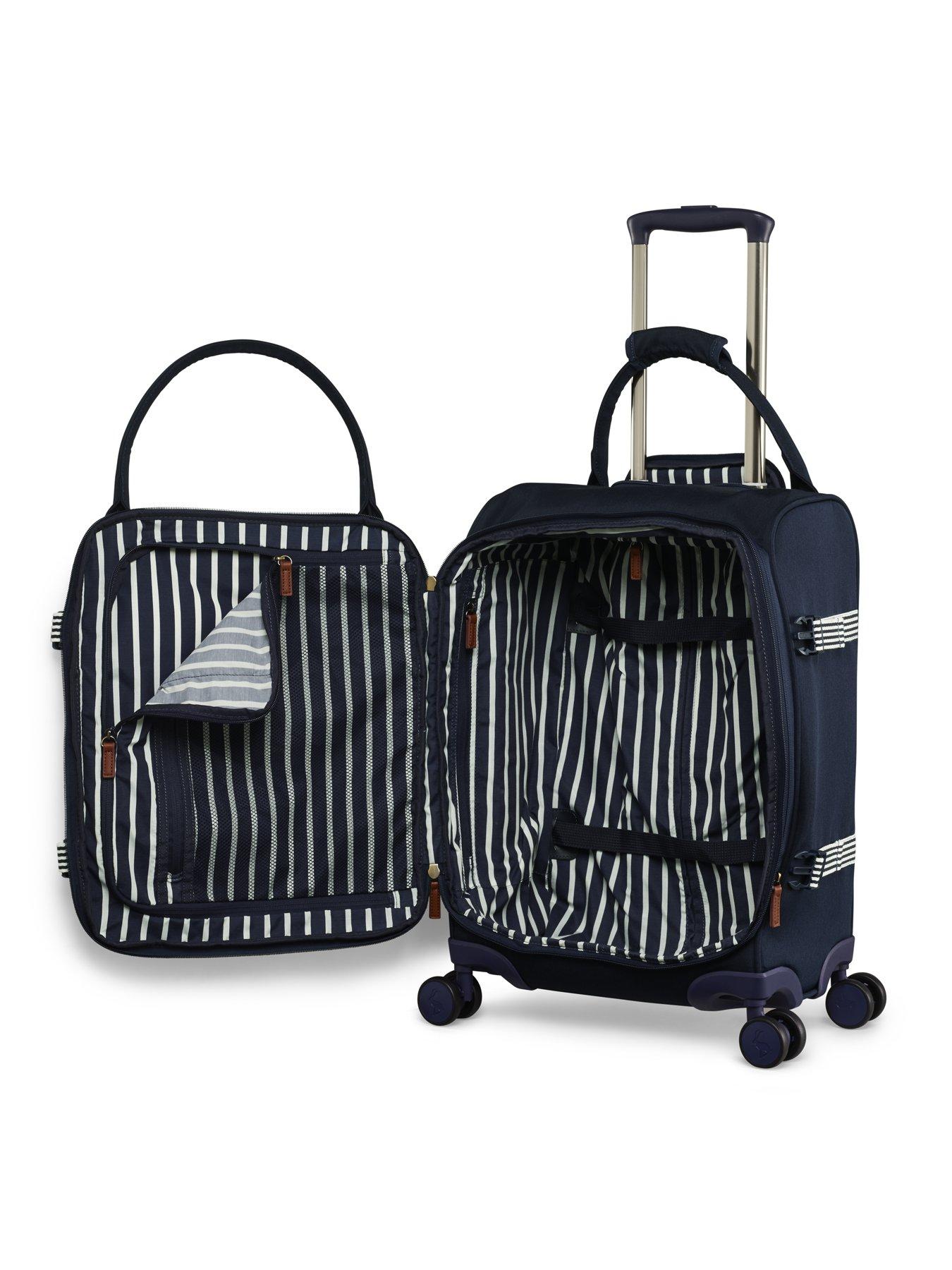Image 3 of 6 of Joules CABIN TROLLEY CASE 4 WHEELED - Coast French Navy