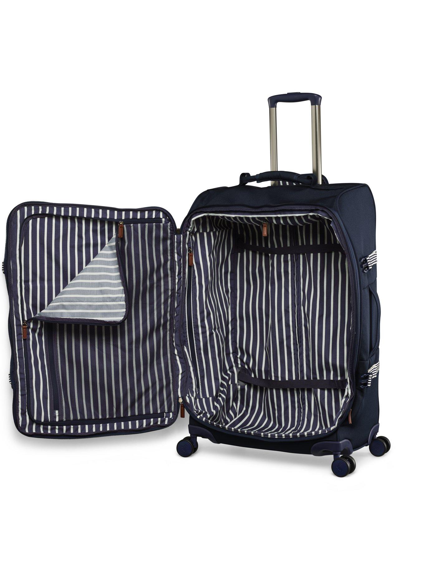 Image 3 of 7 of Joules LARGE TROLLEY CASE 4 WHEELED - Coast French Navy