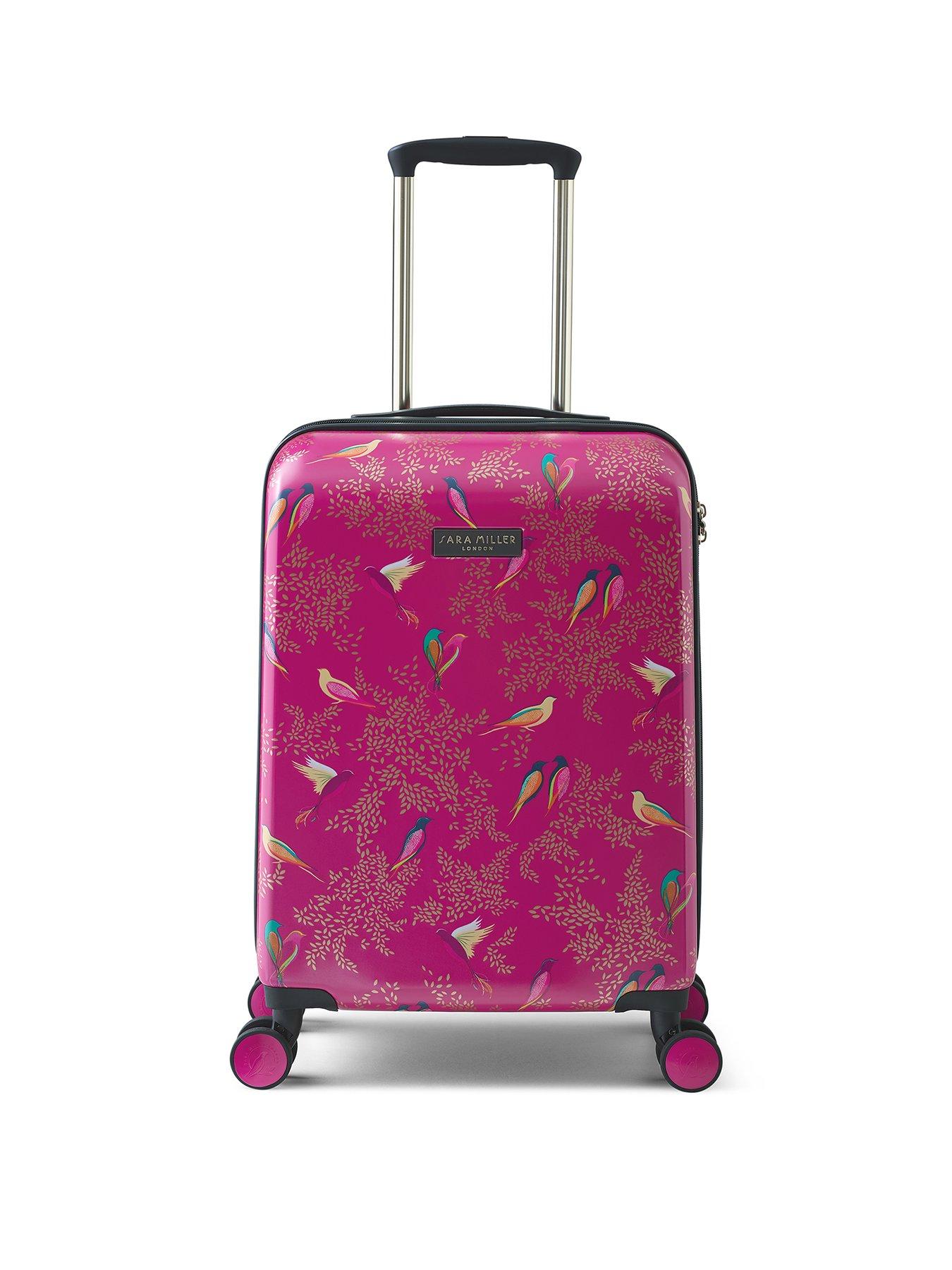 Image 1 of 7 of Sara Miller Cabin 4 Wheeled Trolley Case - PinkChelsea