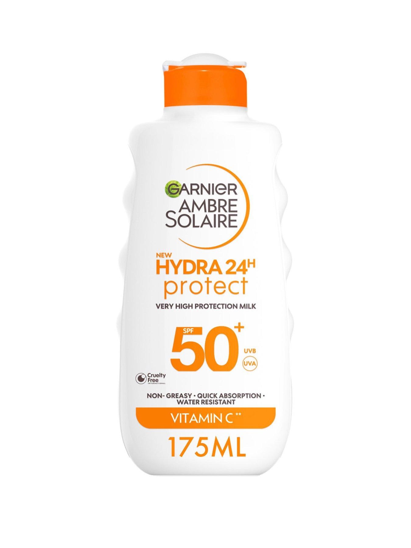 Garnier Ambre Solaire Sun Cream SPF 50+ Hydra 24 Hour Protect Sunscreen | With Vitamin C, High Protection UVB UVA, Hydrating Sun Lotion, Water Resistant, Fast Absorption - Image 12