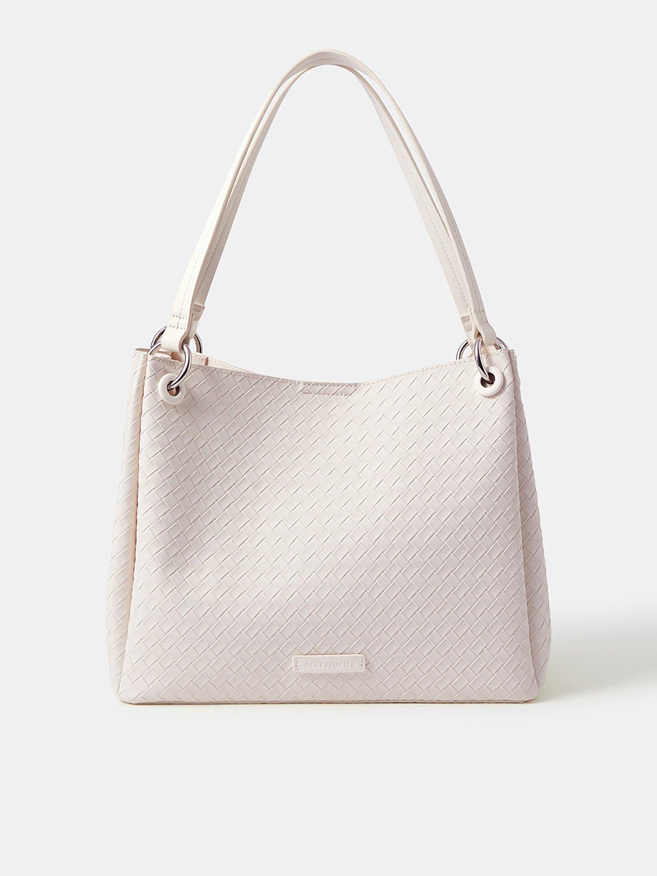 Image 1 of 5 of Accessorize Woven Shoulder Bag