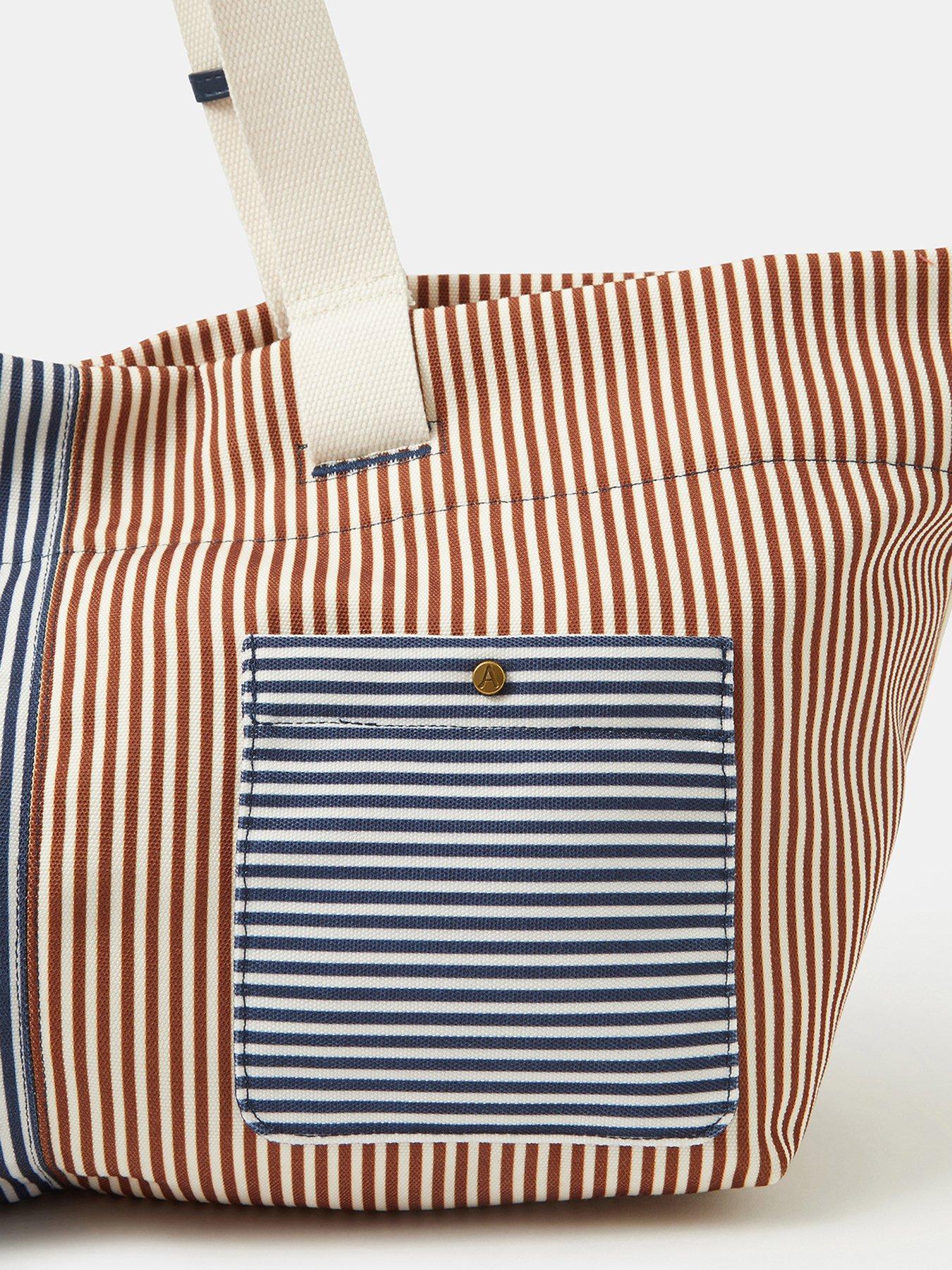 Image 5 of 5 of Accessorize Large Stripe Shopper Bag