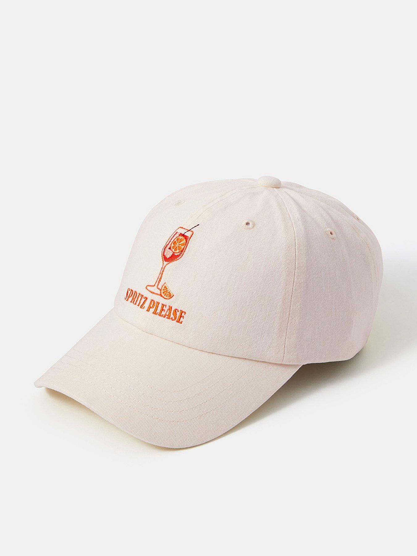 Accessorize Spritz Please Baseball Cap - Cream